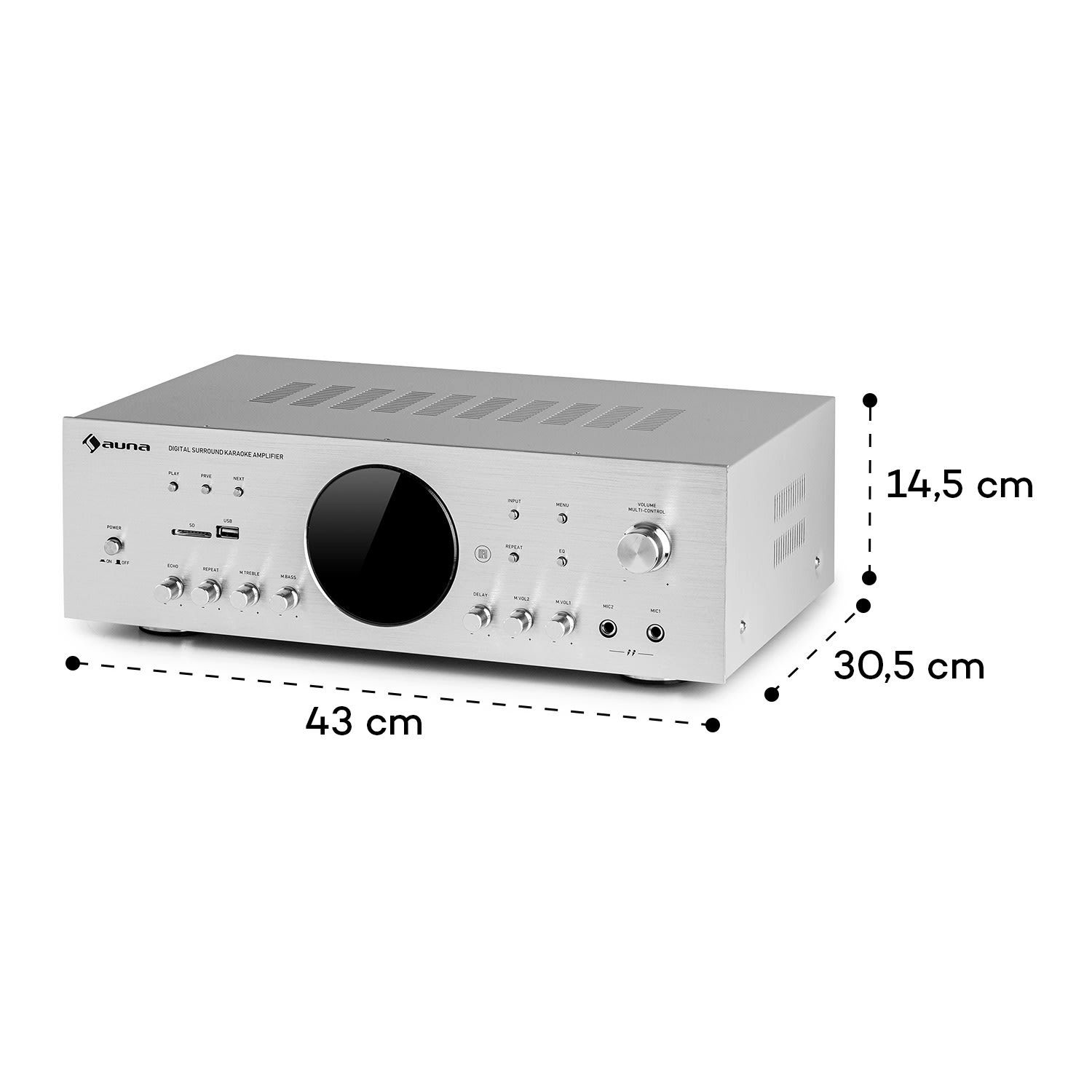 Audioverstärker AMP-218 (Anzahl 5) Auna Kanäle: BT