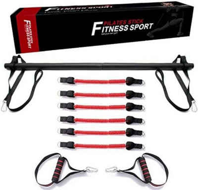 UE Stock Trainingshilfe Fitness Stick mit Widerstandsbändern Ganzkörpertraining Heimfitness