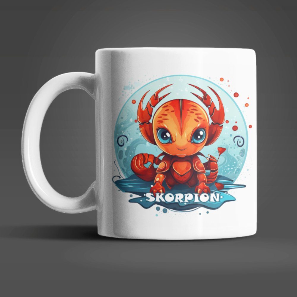 WS-Trend Tasse Все Sternzeichen Tierkreis Kaffeetasse Teetasse, Keramik, Geschenkidee Geschenk 330 ml