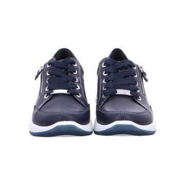 Ara Miami - Damen Schuhe Schnürschuh Sneaker Glattleder blau