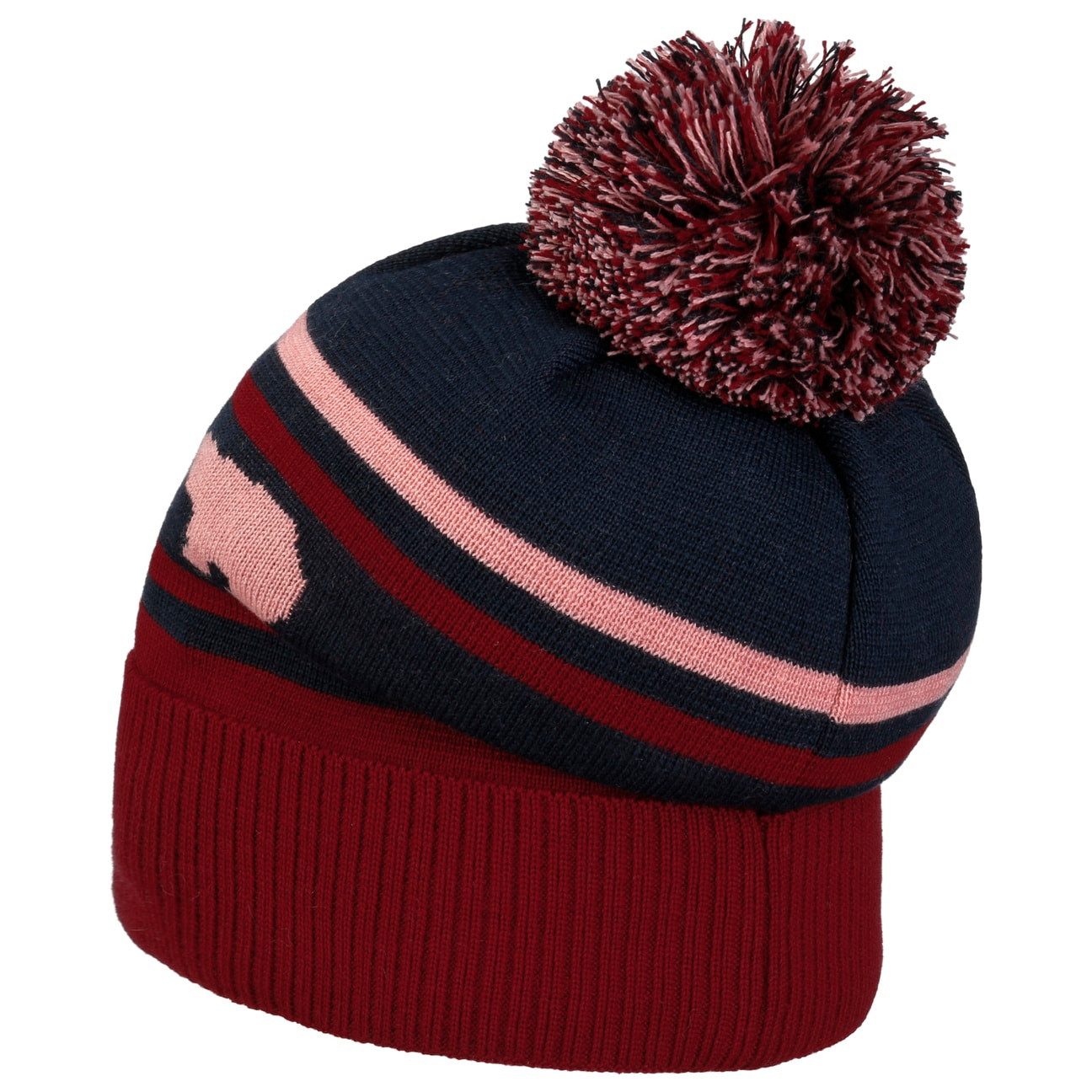 Eisbär Strickmütze (1-St) Wintermütze mit Umschlag, Made in Austria