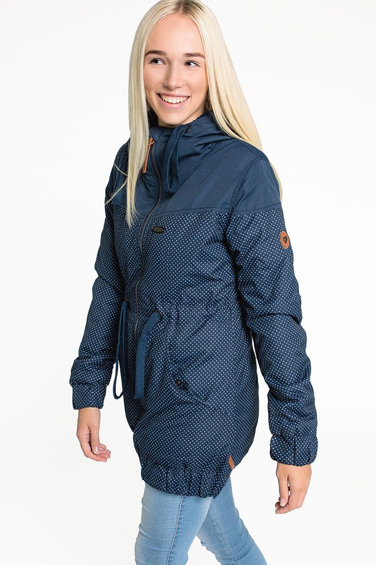 Alife & Kickin Funktionsparka CHARLOTTE II COAT CS mit hochschließendem Kragen und Kapuze
