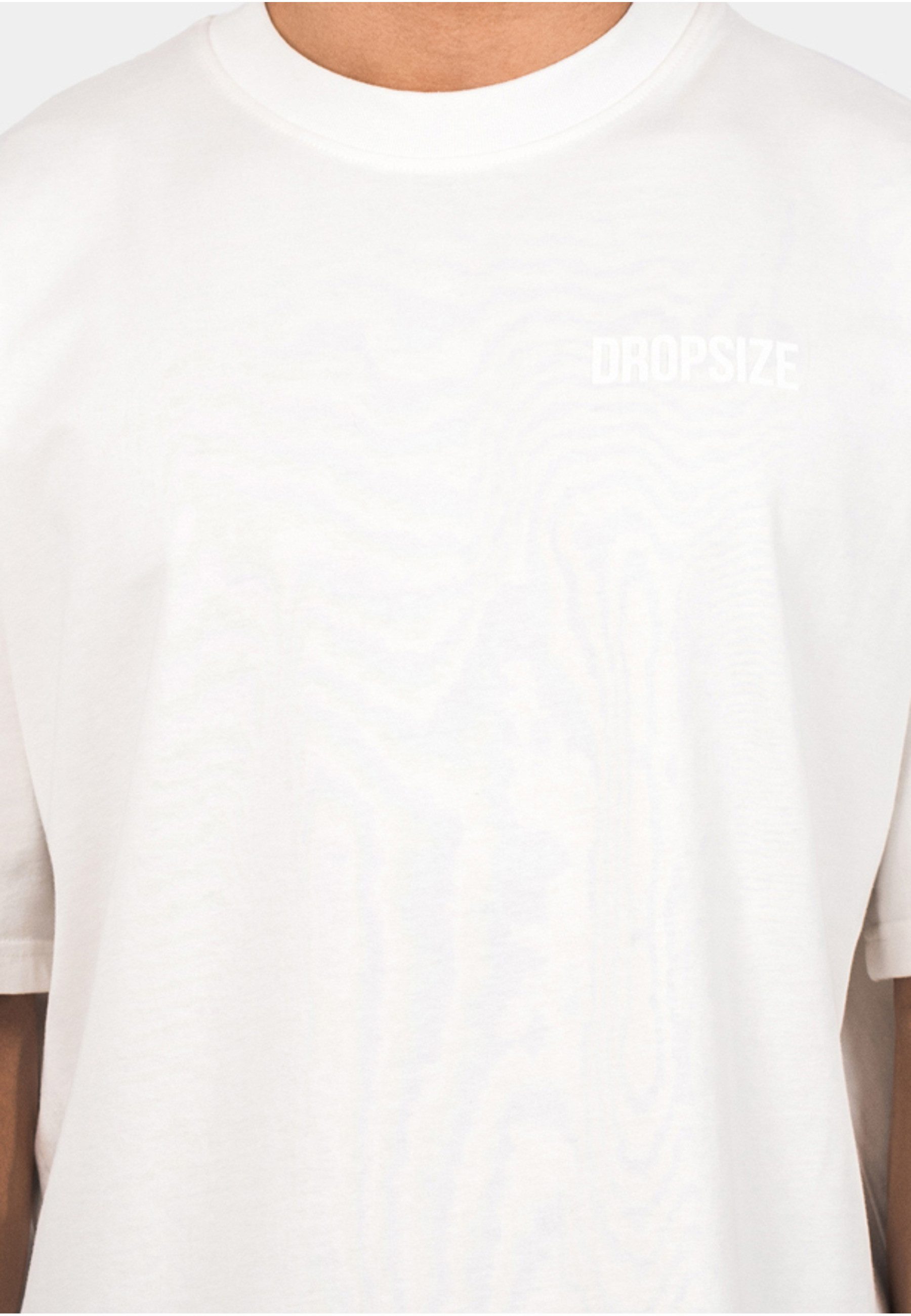 Dropsize T-Shirt Dropsize Herren Heavy Overisze HD Print T-Shirt (1-tlg)