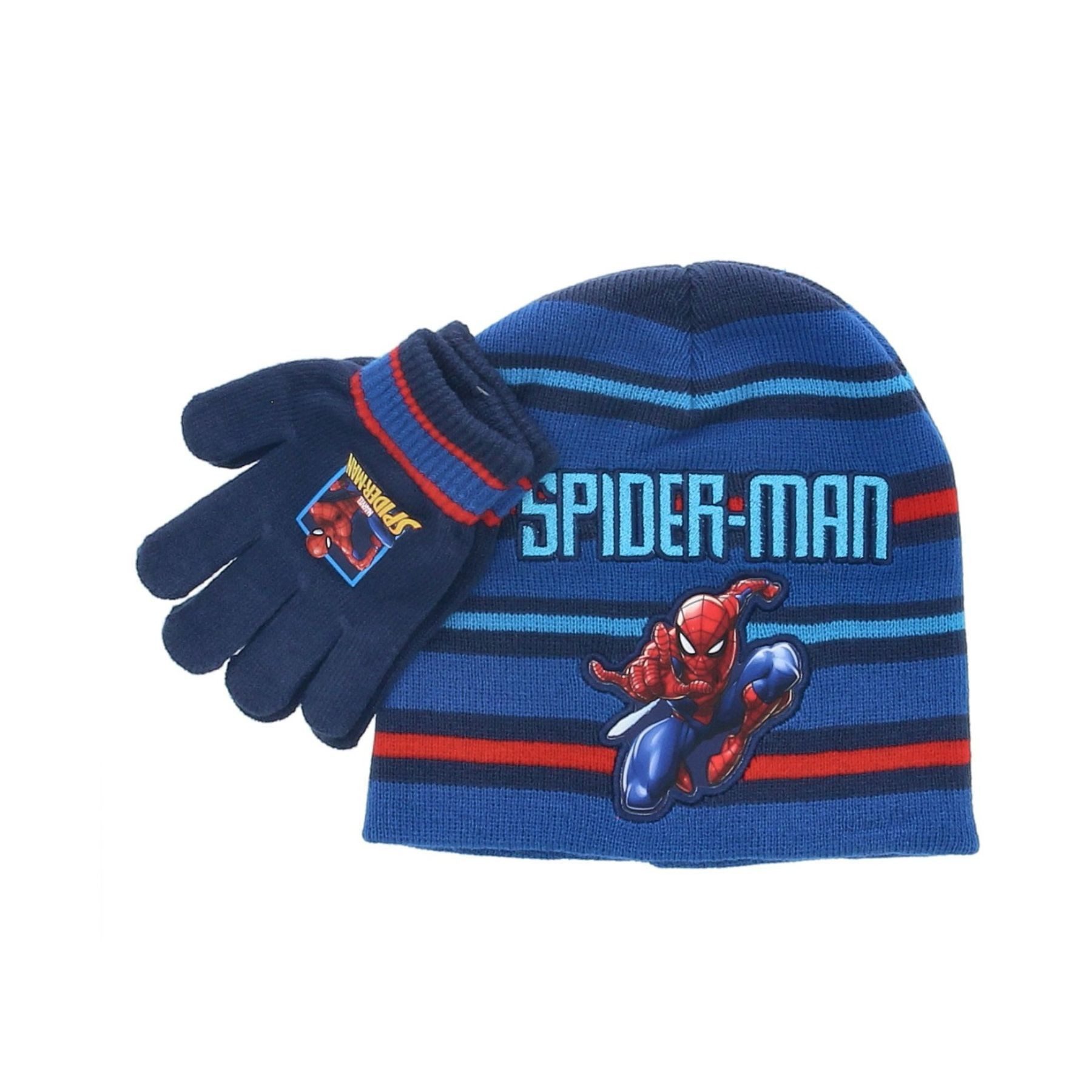 Spiderman Skimütze Winteraccessoires – Mütze und Handschuhe für junge