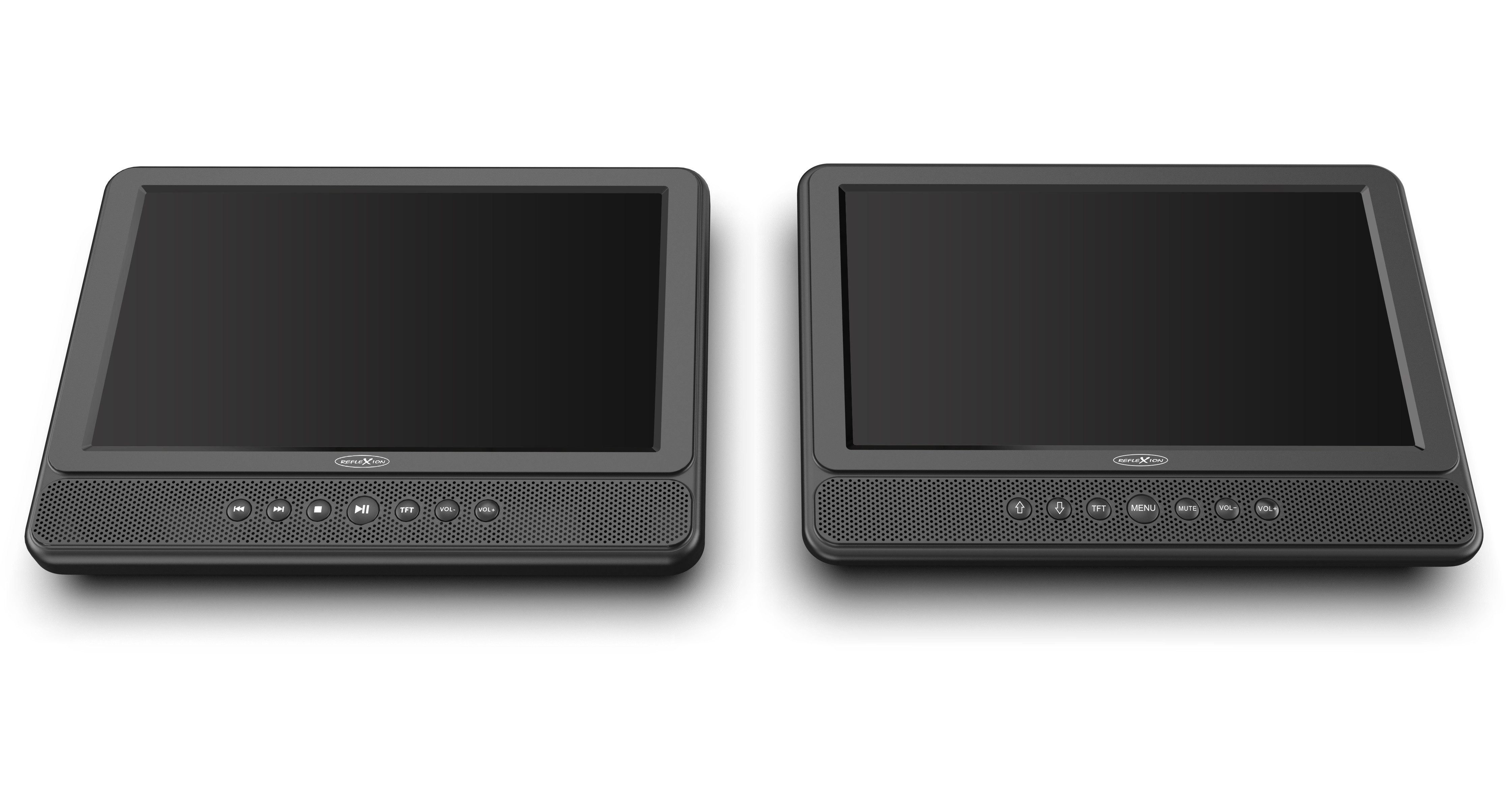 Reflexion DVD1052N Portabler DVD-Player (Akku, USB, 12V Auto-Adapter, 230V Netzteil, inkl. Kopfstützenhalterung) – Bild 4 von 5