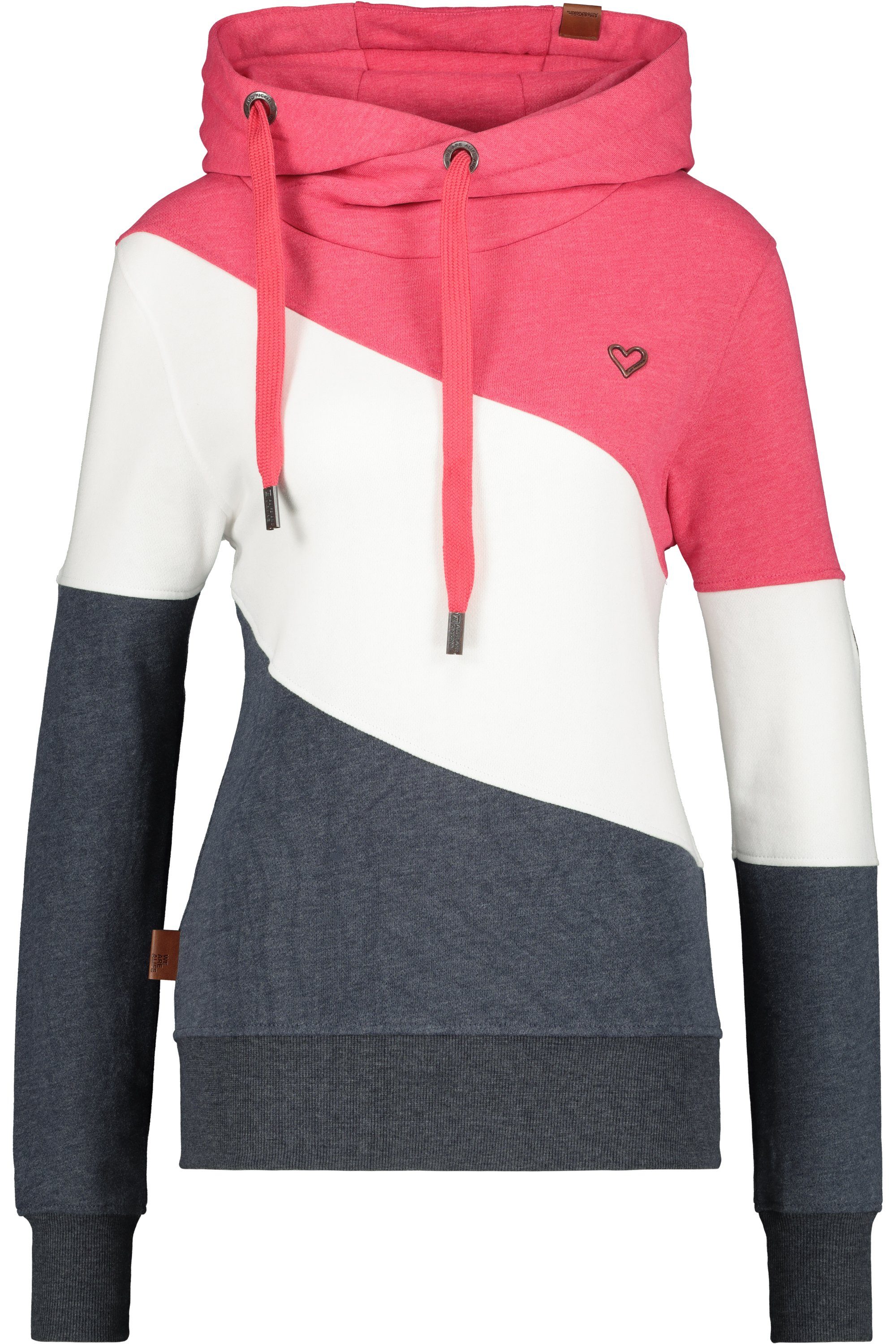 Sweatshirt & fuchsia Sweatshirt Damen Alife StacyAK Kickin Kapuzensweatshirt