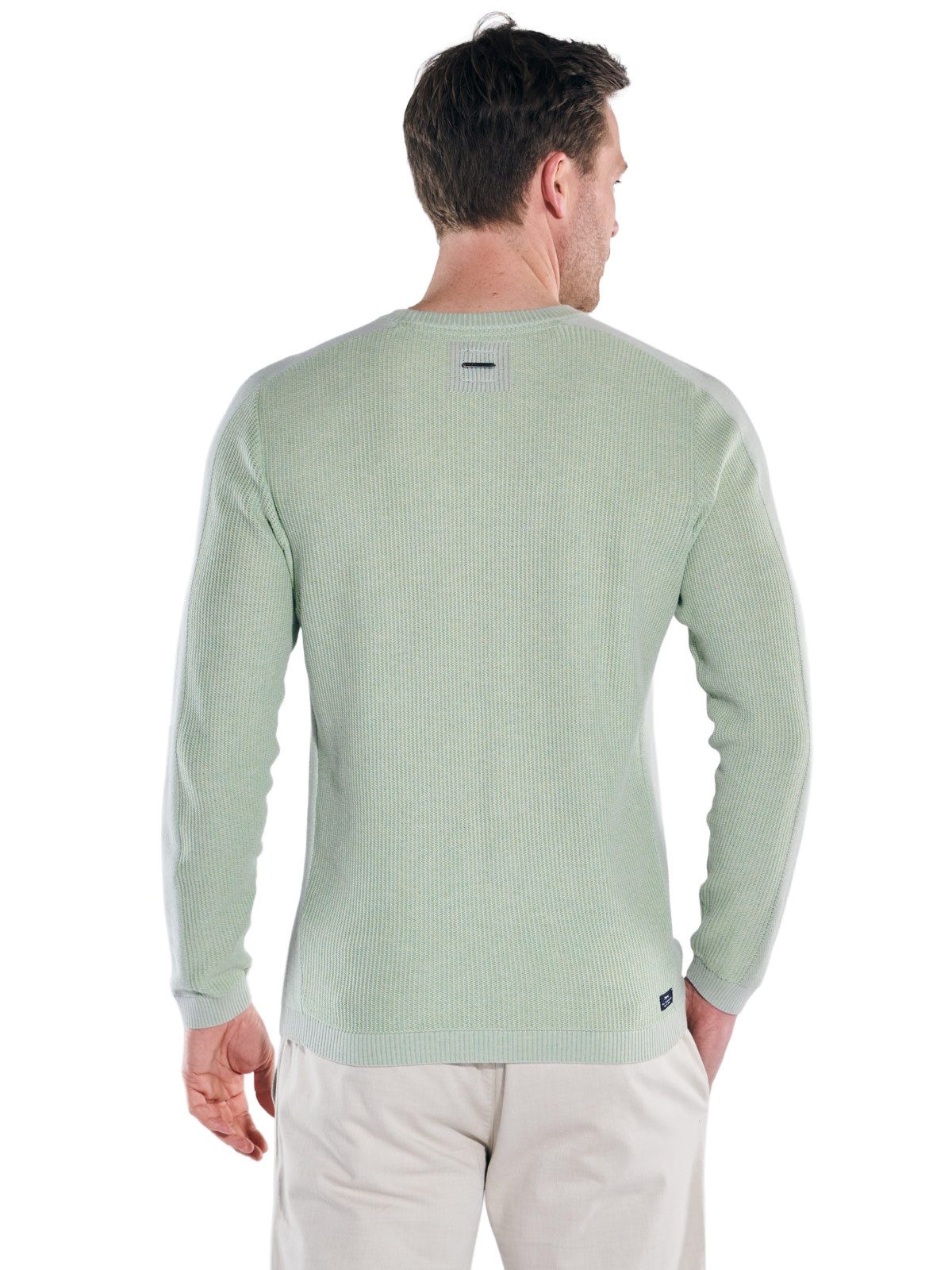 Engbers Rundhalspullover Herren Pullover Rundhals, Hellgruen
