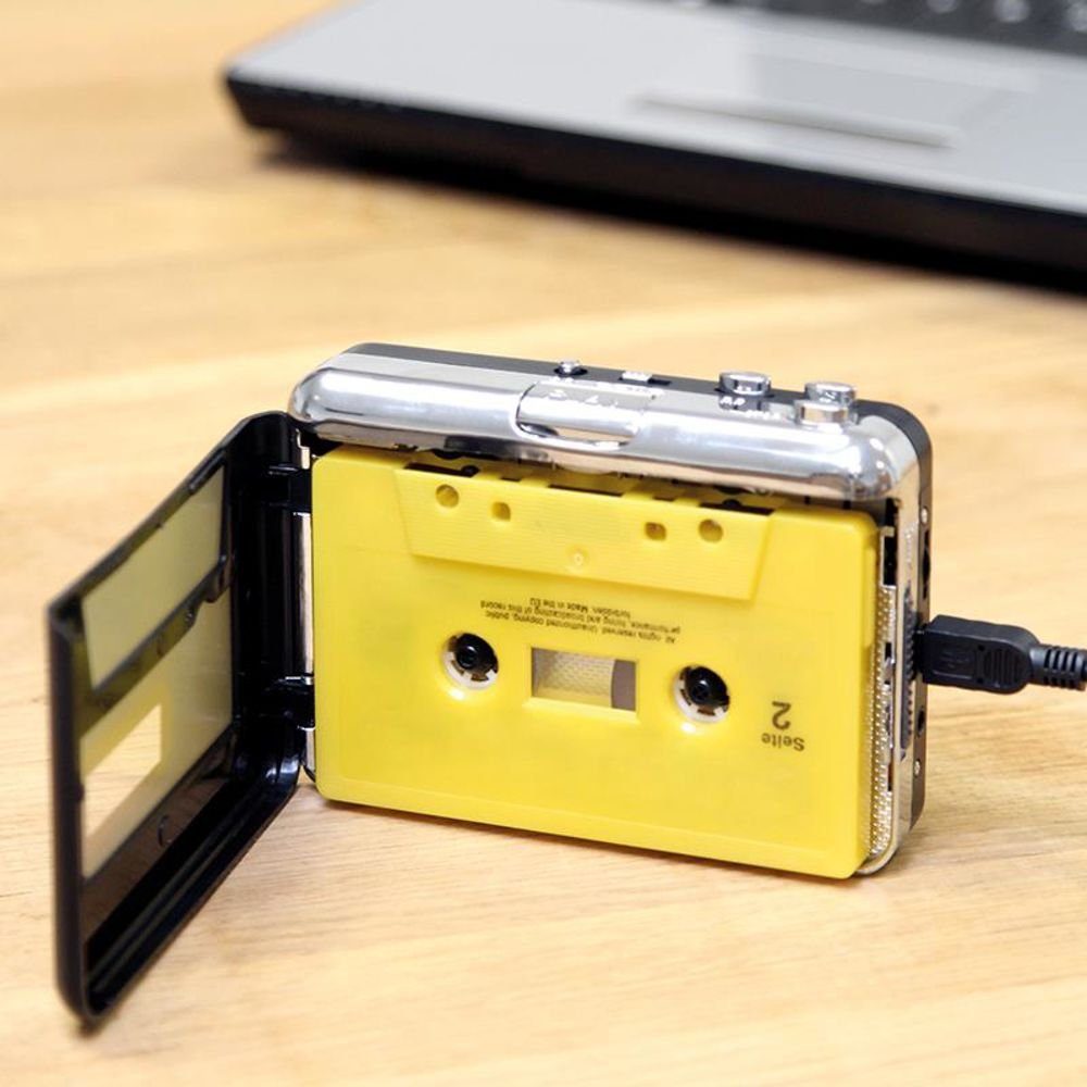 LogiLink UA0156 Digitales Aufnahmegerät (Kassetten-Digitalisierer, Konverter zu MP3, USB Anschluß für PC) – Bild 5 von 5
