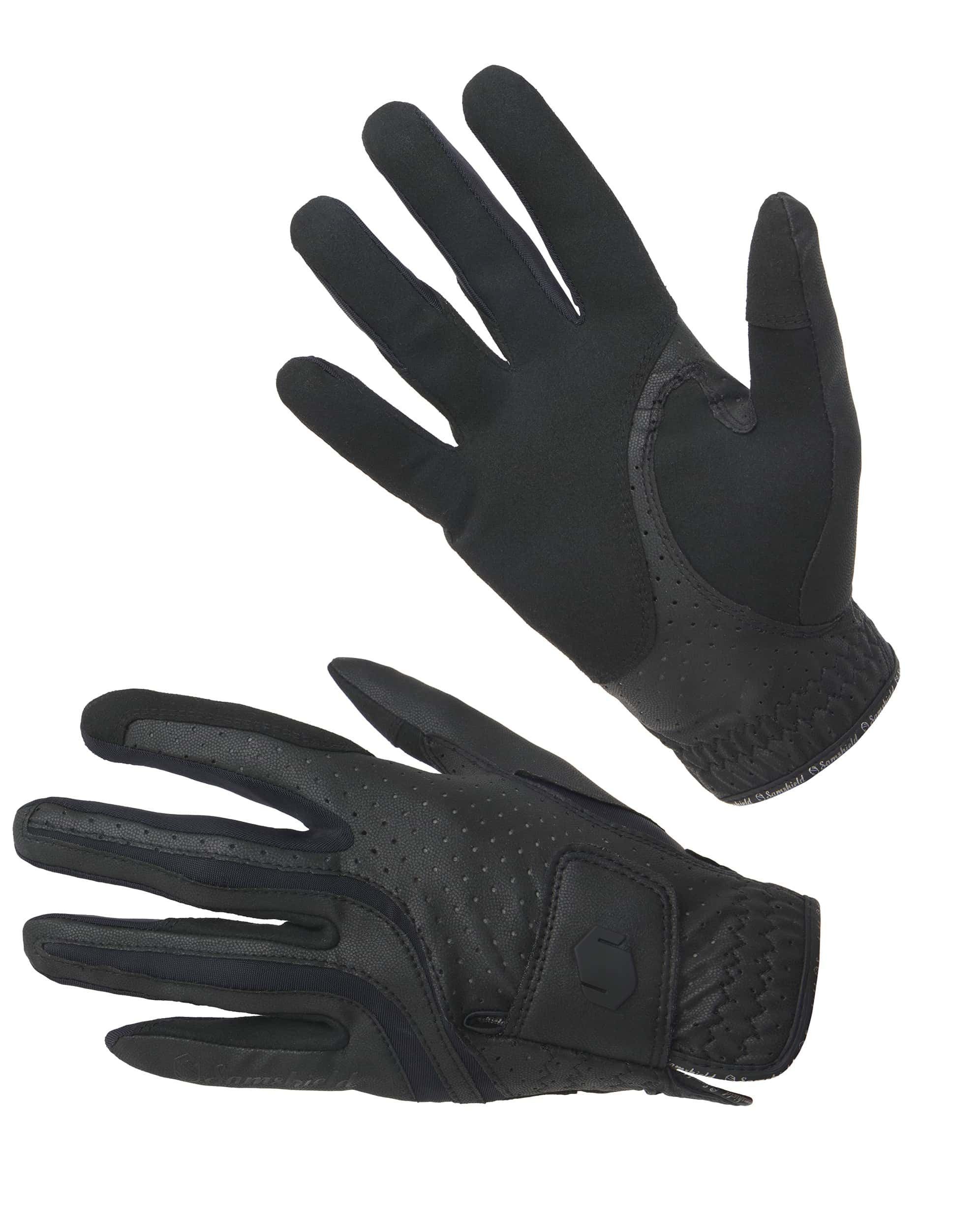 Samshield Reithandschuhe Reithandschuh V-Skin Hunter Blason Matt Black in schwarz