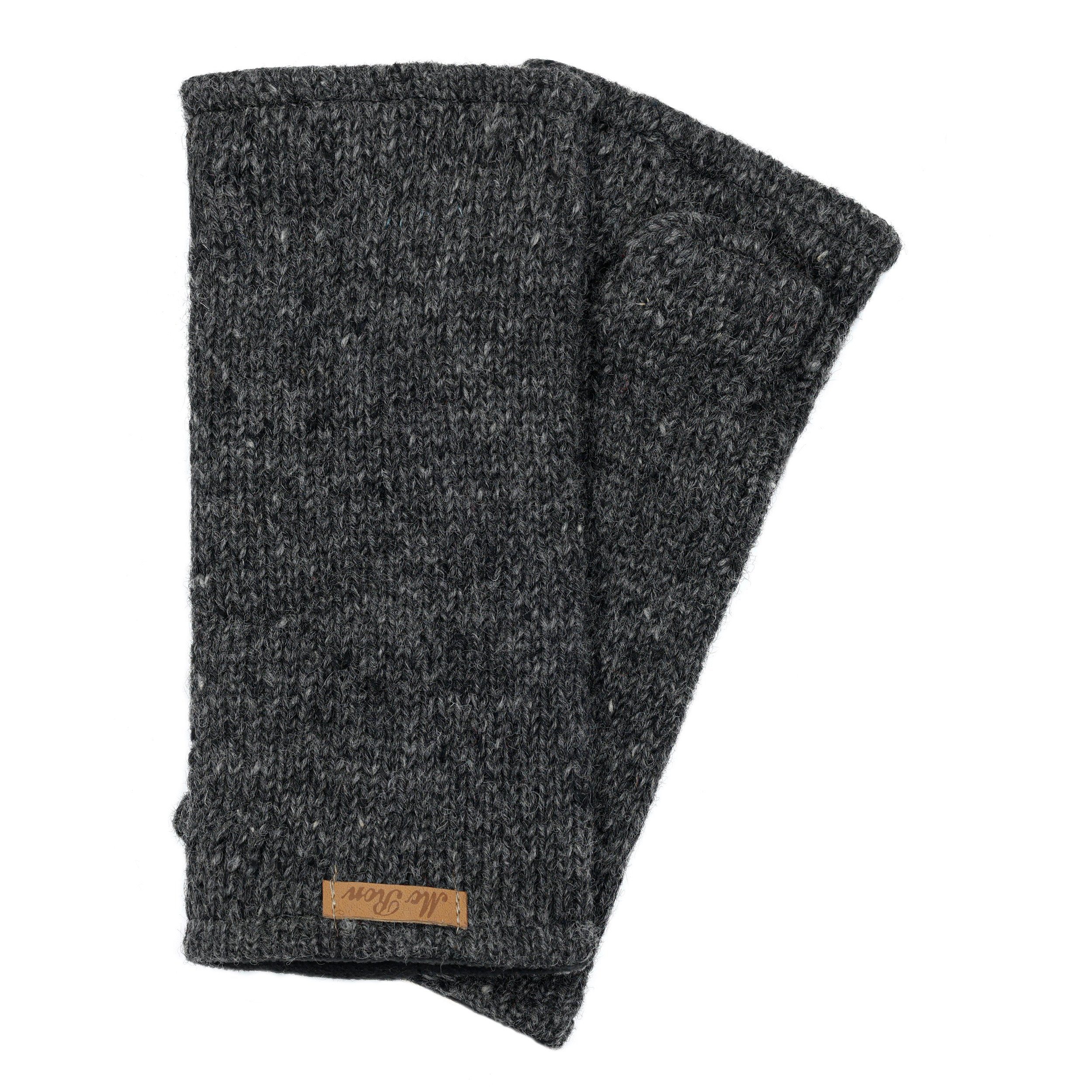 McRon Armstulpen Pulswärmer Modell Reka mit Daumen, mit hohem Schurwoll-Ant günstig online kaufen