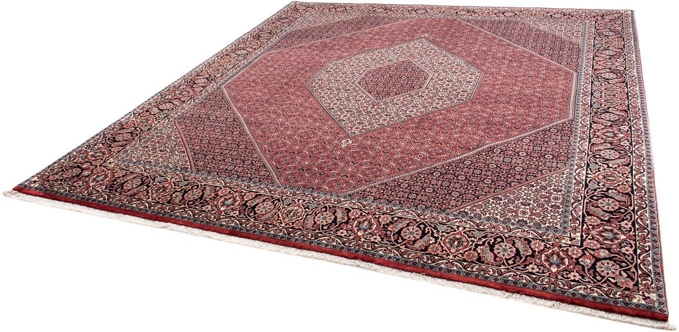 Orientteppich Perser - Bidjar - 295 x 253 cm - dunkelrot, morgenland, rechteckig, Höhe: 15 mm, Wohnzimmer, Handgeknüpft, Einzelstück mit Zertifikat