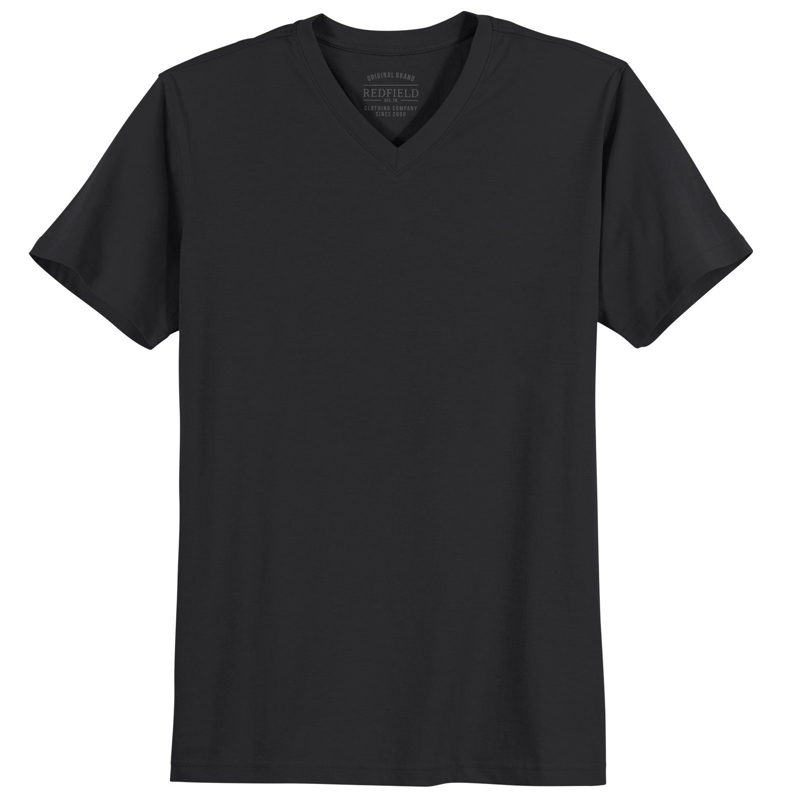 redfield V-Shirt XXL T-Shirt schwarz V-Neck günstig online kaufen