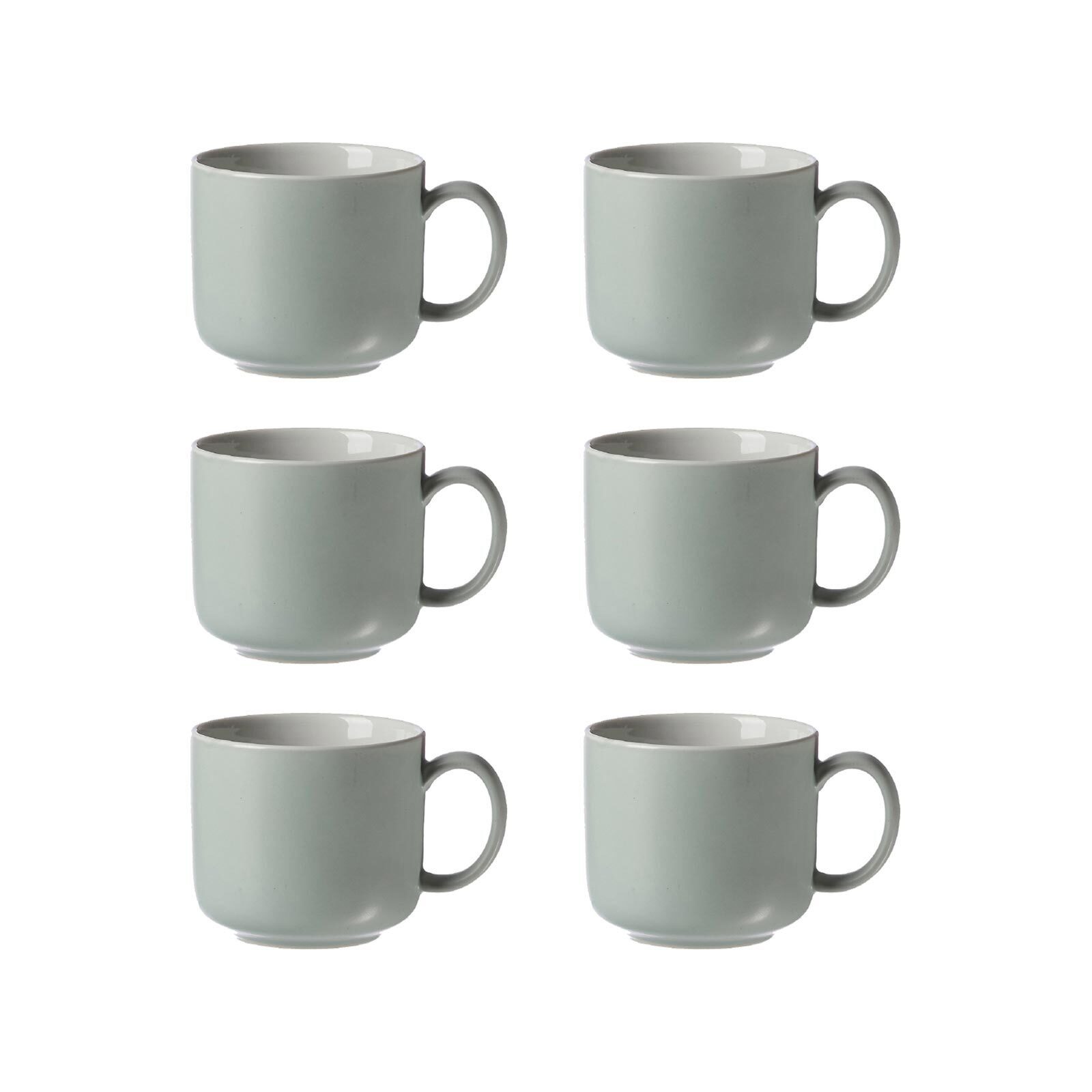 Ritzenhoff & Breker Tasse Jasper Kaffeetassen 240 ml 6er Set, 6-tlg., Keramik