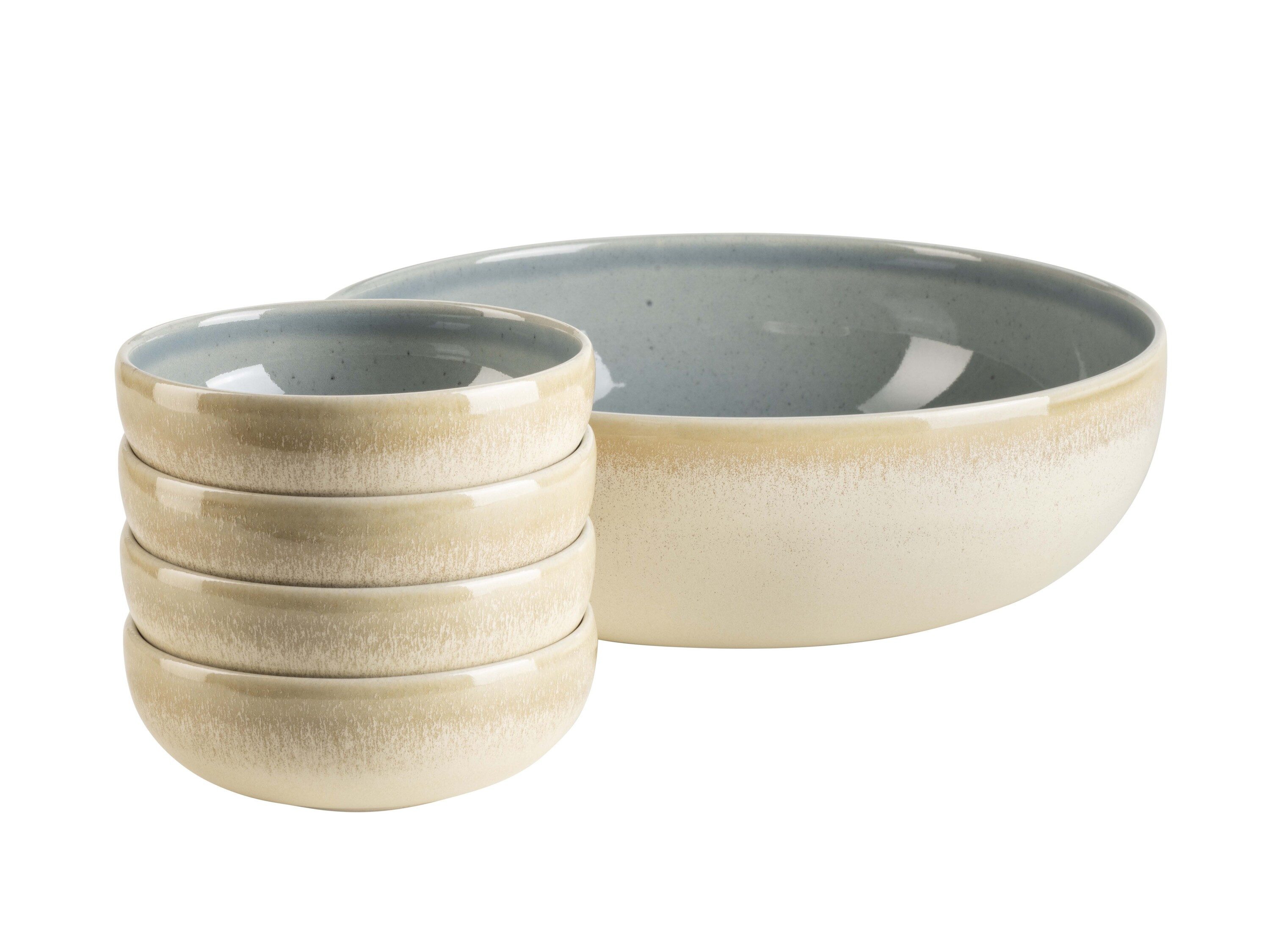 MÄSER Schüssel Candy, Steinzeug, (5-tlg)