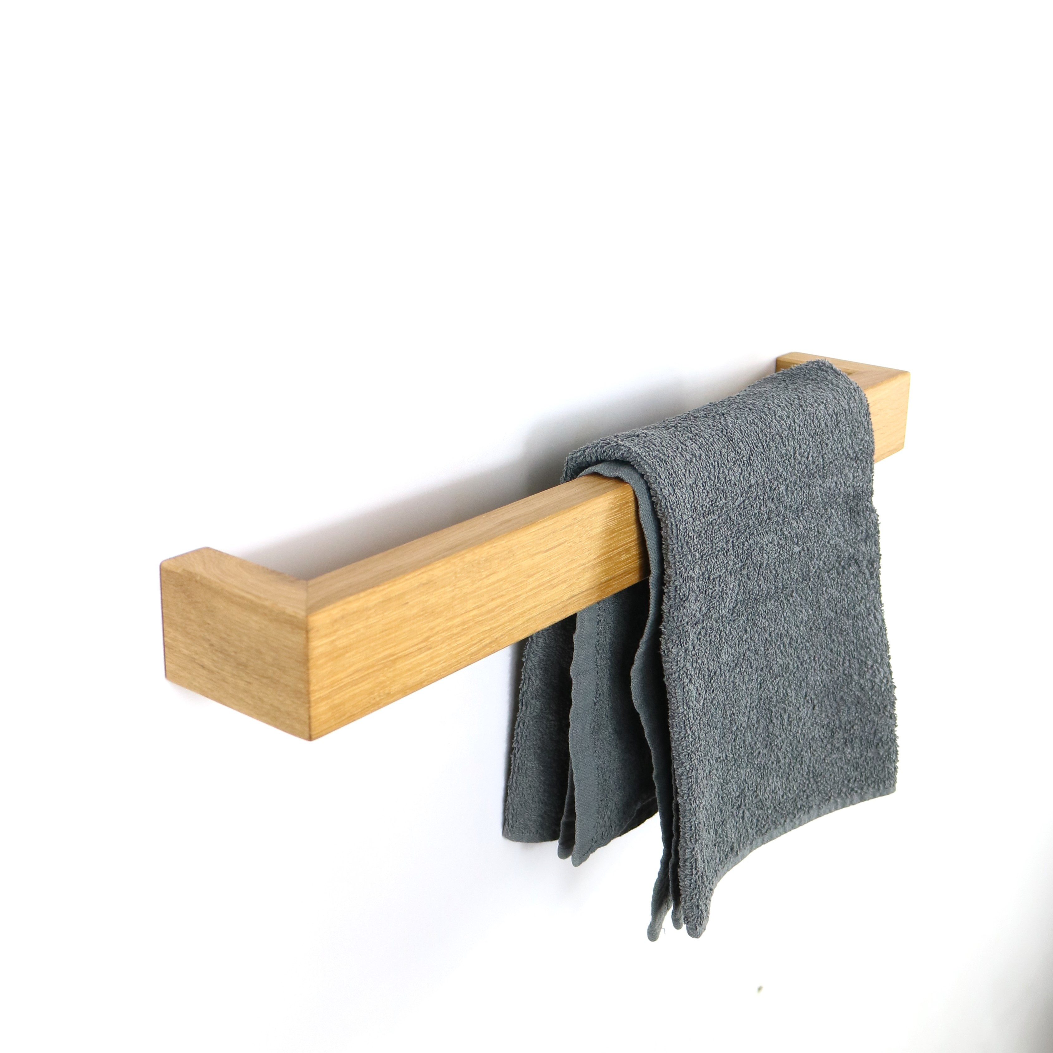 Woodkopf Handtuchhalter Handtuchhalterung PLENAS aus Holz