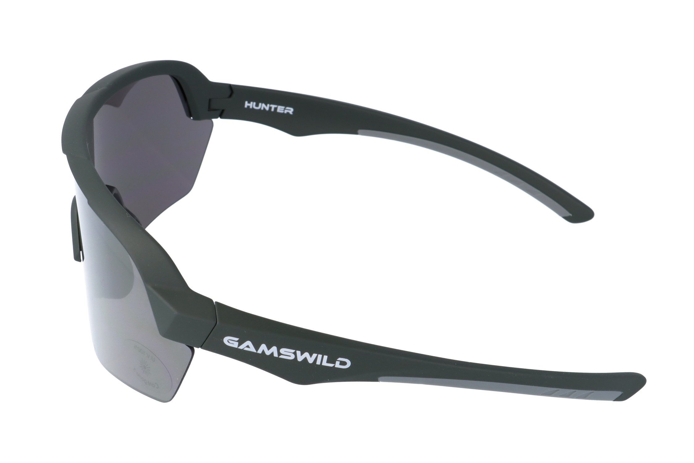 Gamswild Sportbrille UV400 Sonnenbrille Skibrille Fahrradbrille extra große Scheibe Damen, Herren Modell WS7138 in, pink, weiß, blau, schwarz, mintgrün