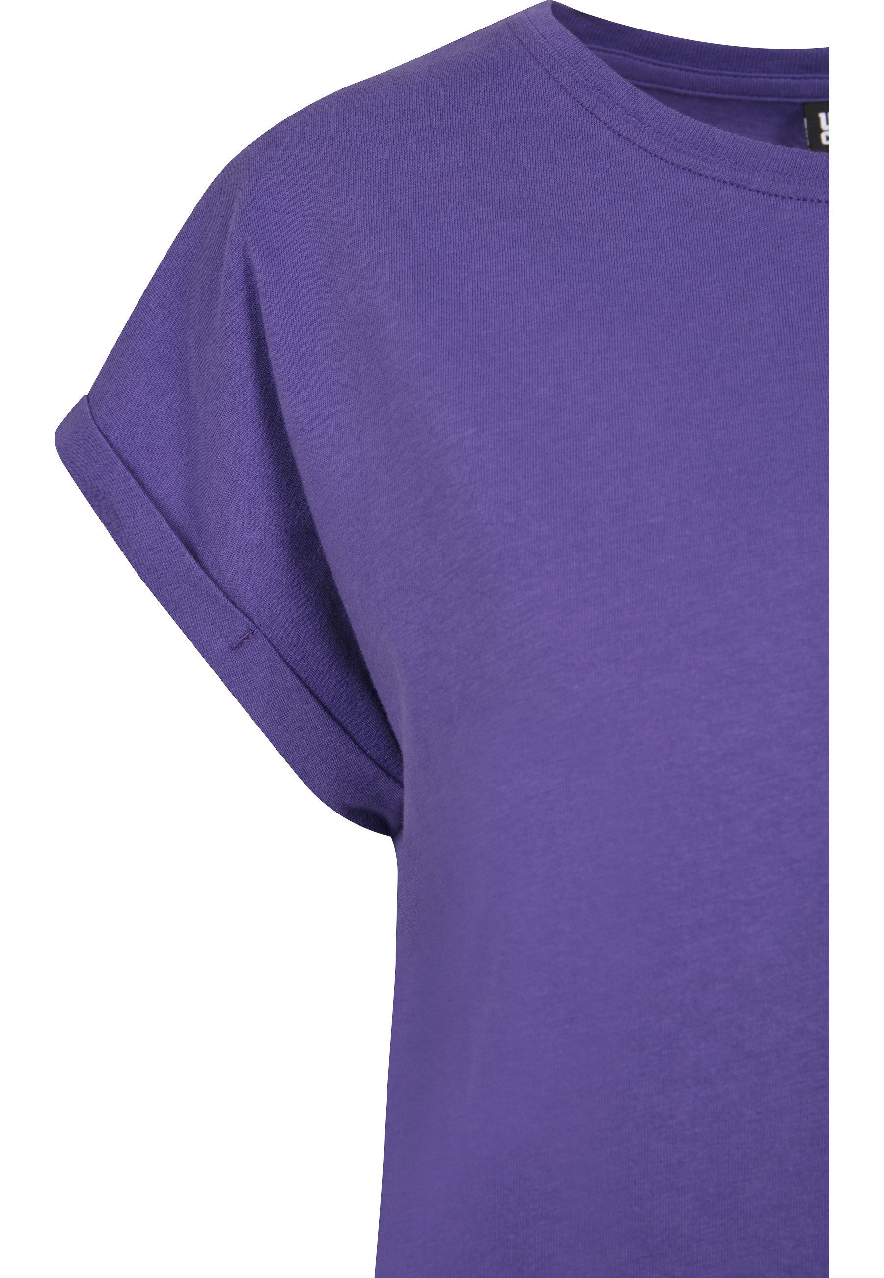 URBAN CLASSICS Kurzarmshirt Urban Classics Damen Ladies Extended Shoulder Tee (1-tlg) – Bild 4 von 5