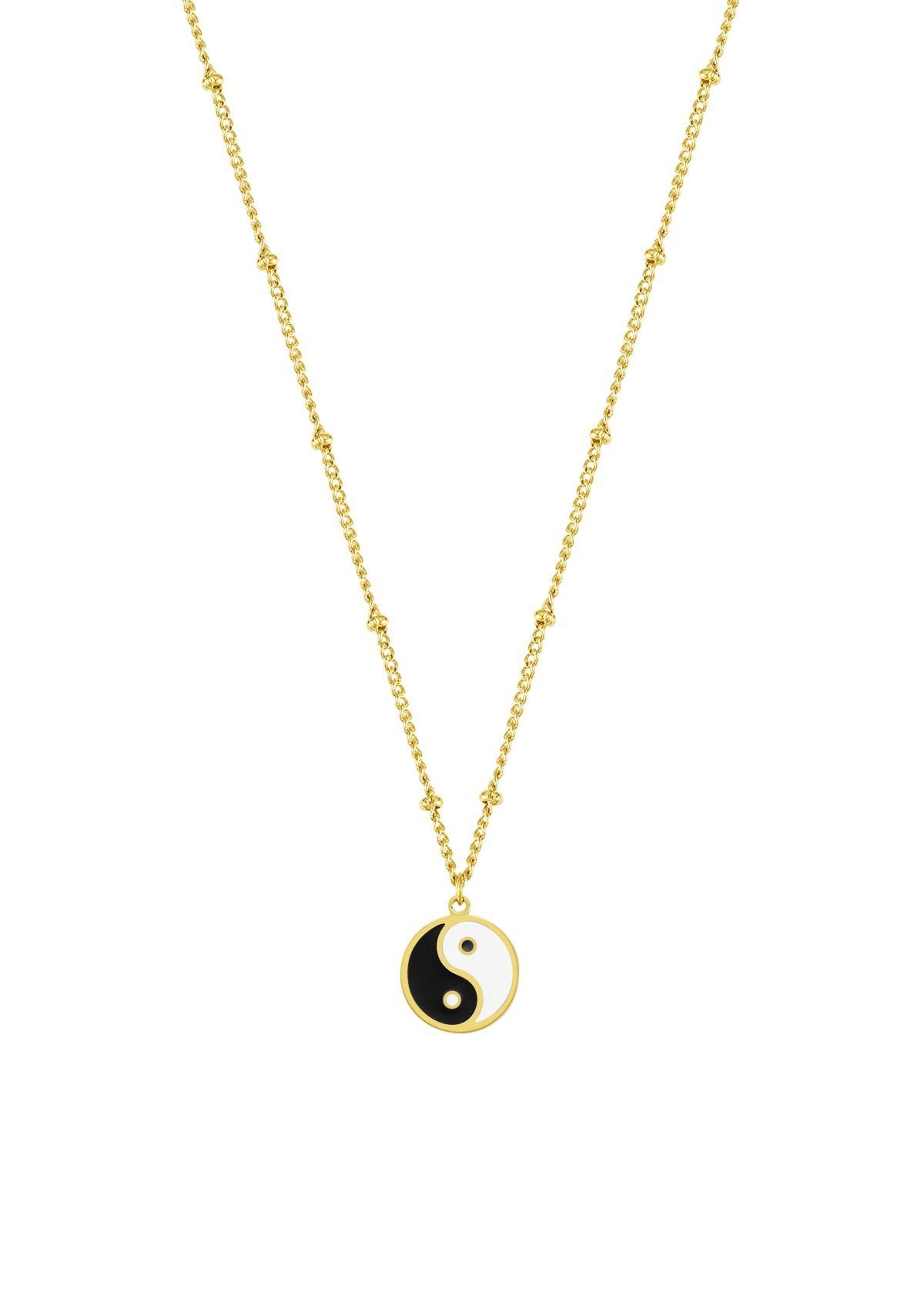 Kette mit Anhänger Yin Yang, Symbol Schmuck