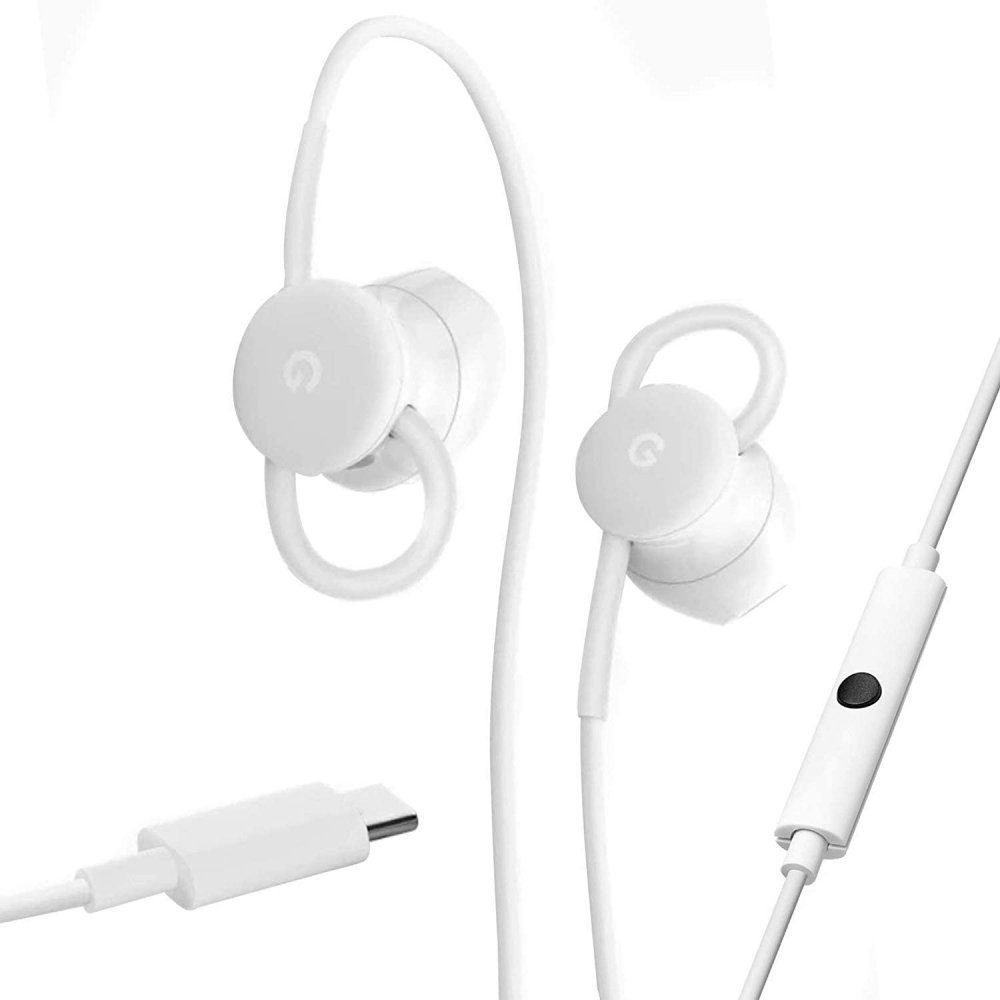 Google Pixel USB-C Earbuds - - weiß In-Ear-Kopfhörer Headset