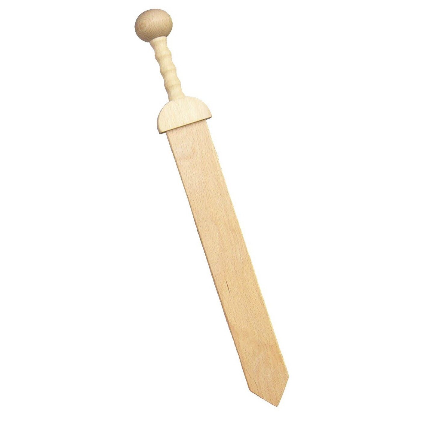 BestSaller Kinderbogenset Römer Schwert mit gedrechseltem Griff (1-tlg), aus Holz, 57cm
