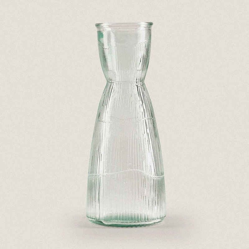 the way up Tischvase Sofia, Vase Karaffe UPCYCLED Home aus recyceltem Glas