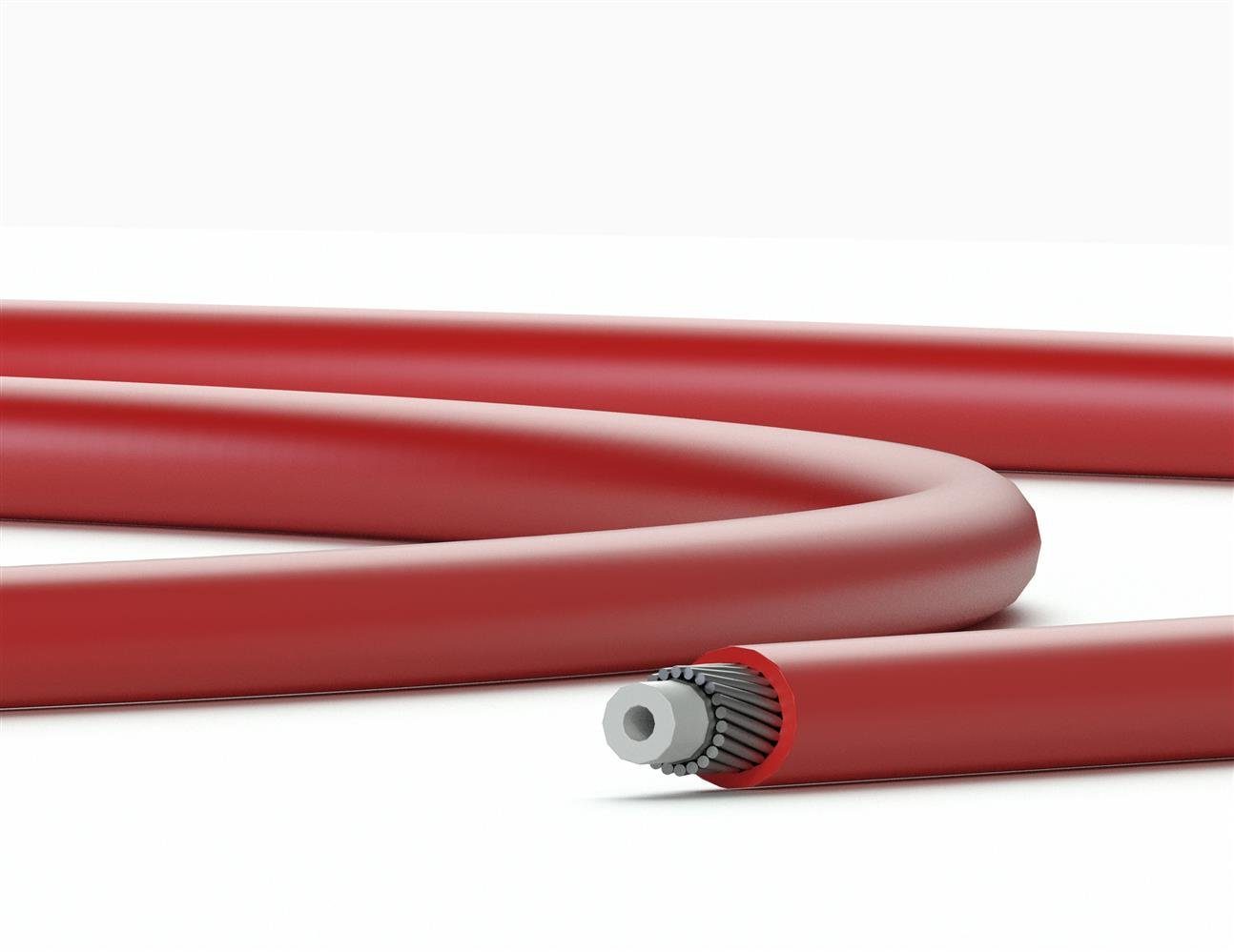 ALHONGA Bremszug 1 Meter ALHONGA Bowdenzug Bremszug Außen Hülle Fahrrad Bremse Rot Ø