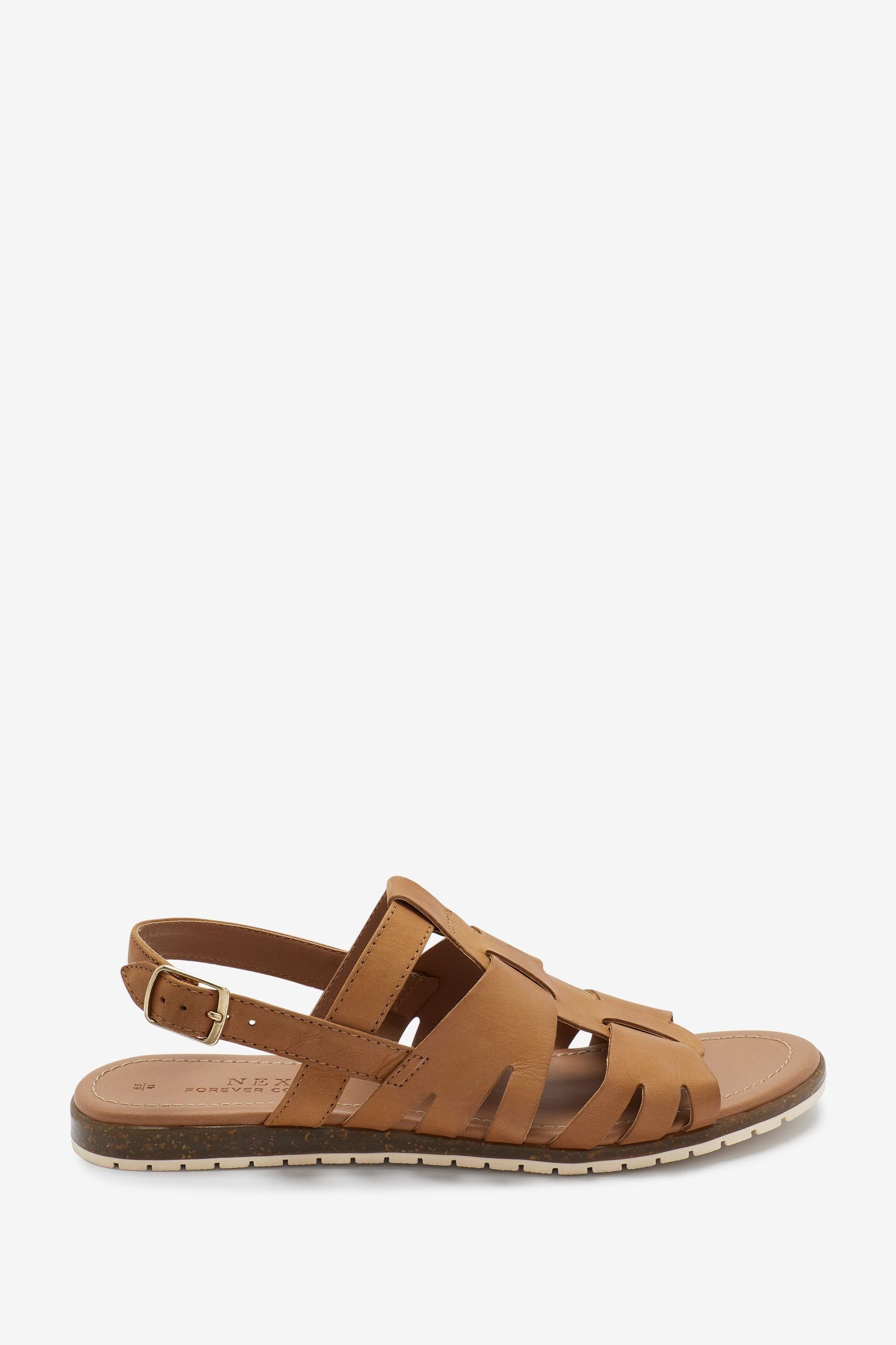 Brown Next (1-tlg) Comfort® Sandalen Forever Tan Sandale gespaltene