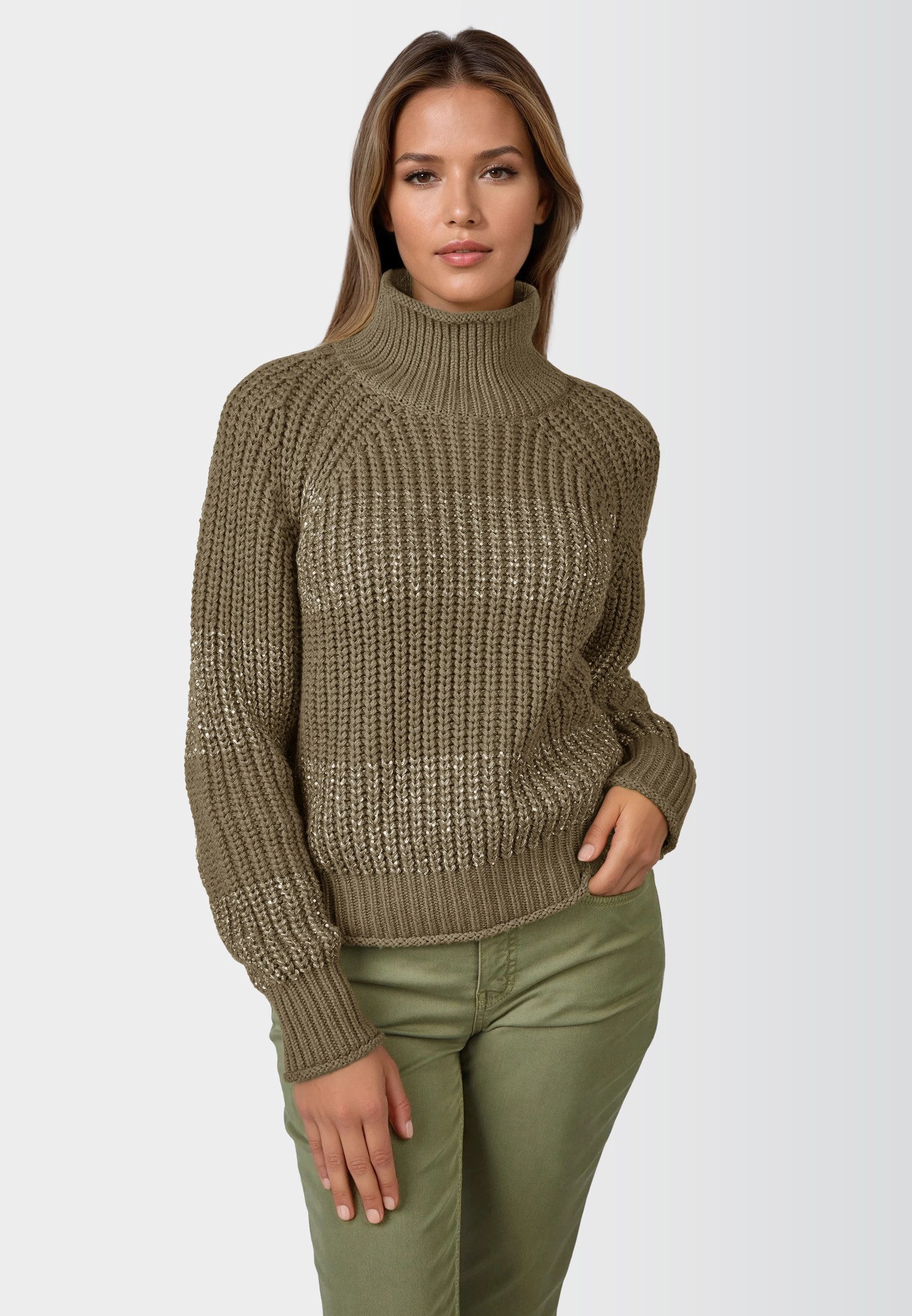 Stehkragenpullover