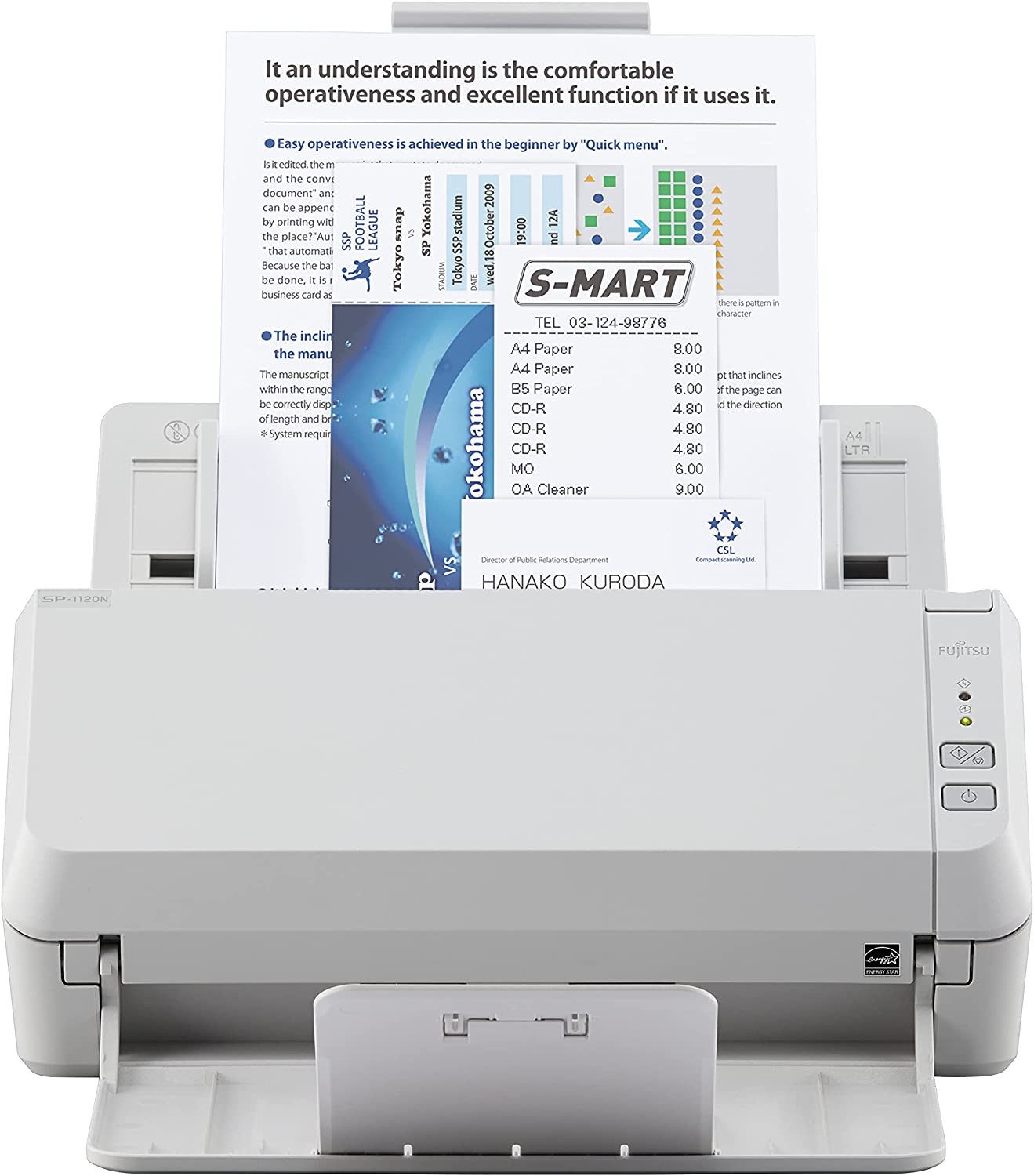 Fujitsu PA03811-B001 - SP-1120N Duplex Dokumentenscanner 600 x 600 dpi Dokumentenscanner