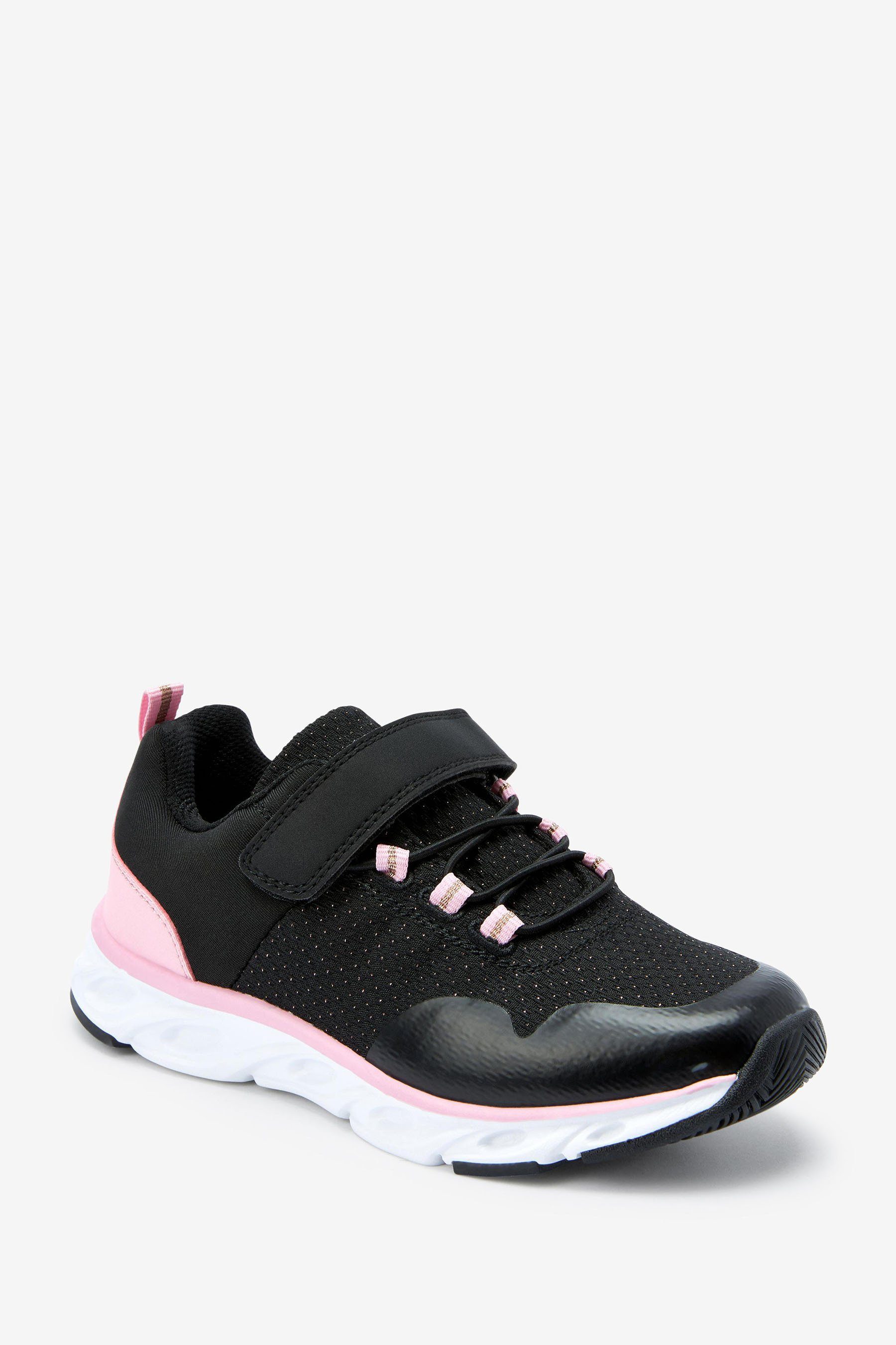 (1-tlg) Next Black/Pink Lauf-Turnschuhe Sneaker