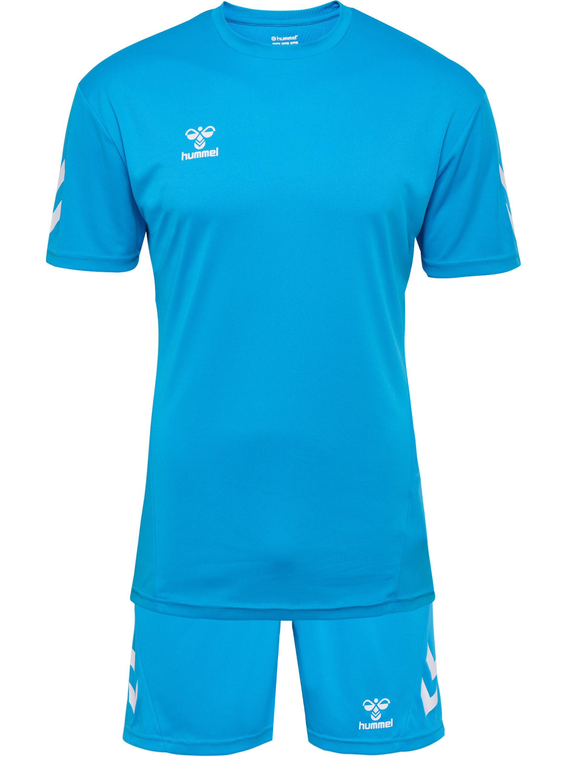 hummel Sportanzug HMLLOGO SET (Spar-Set, 2-tlg), für Fitnessaktivitäten, aus atmungsaktivem Polyester