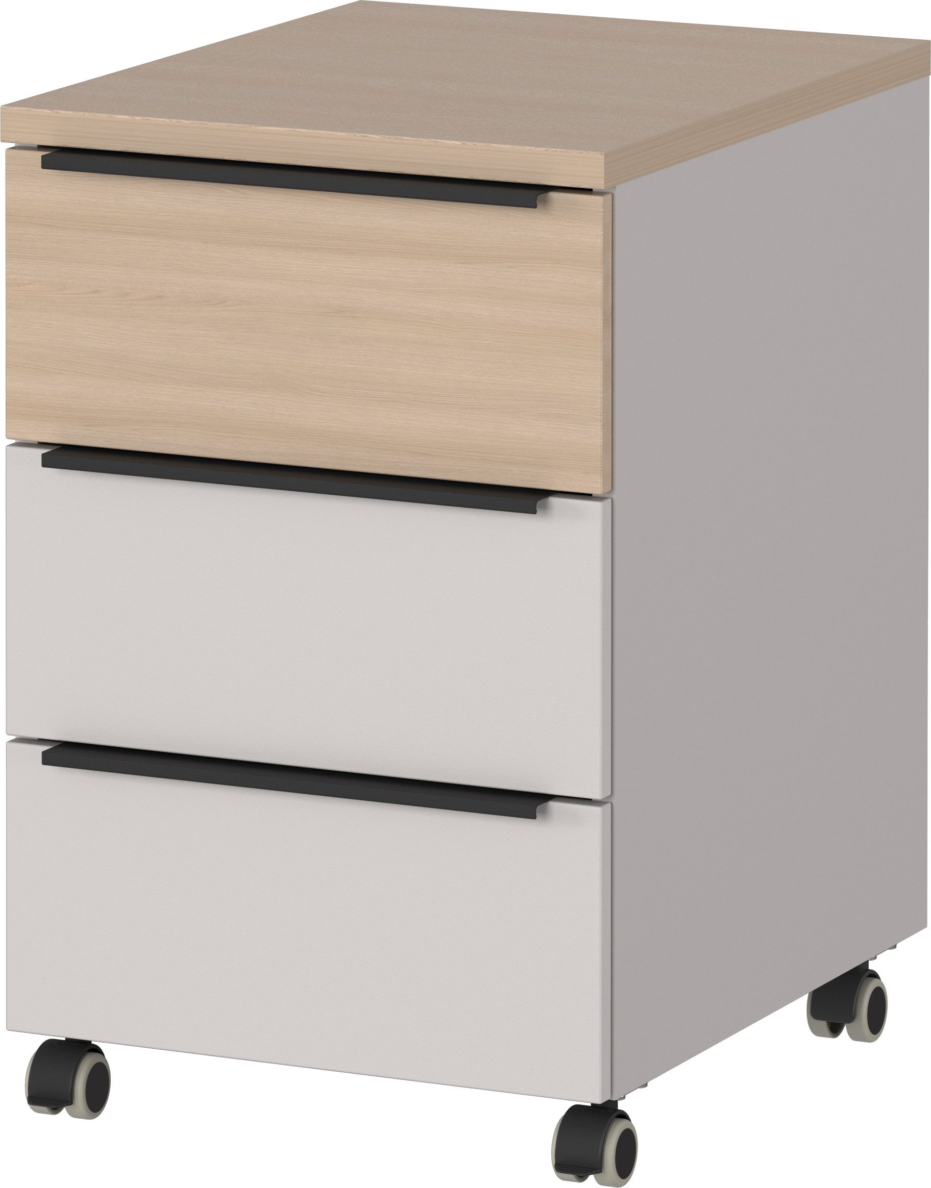 GERMANIA Rollcontainer, (1 St), mit Schubladendämpfung