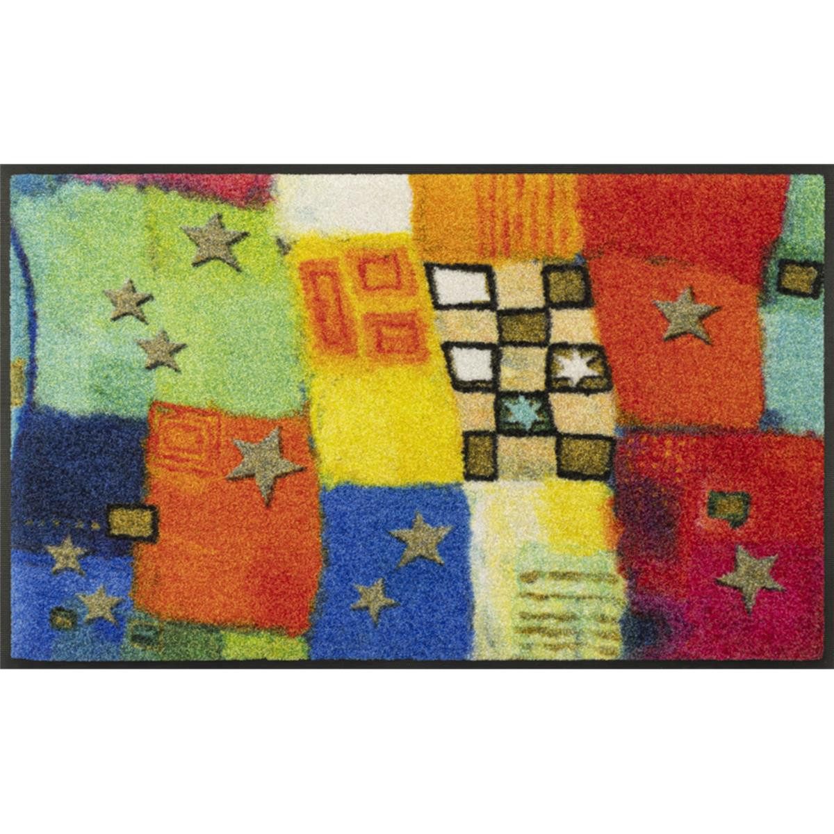 wash+dry by Kleen-Tex Fußmatte wash+dry Schmutzfangmatte Nebulosa Stellare - 75 x 190 cm, rechteckig, Höhe: 7 mm