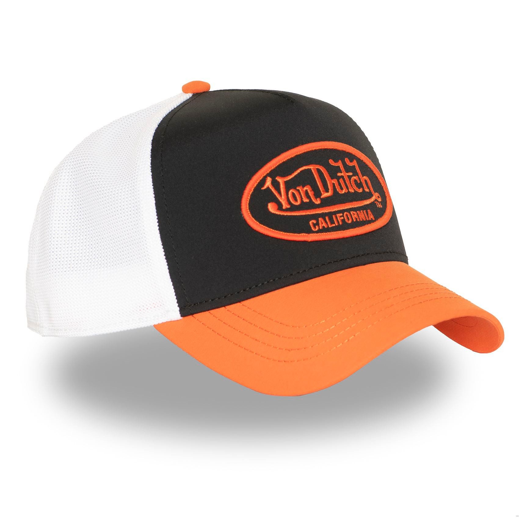 Von Dutch Trucker Cap Von Dutch Originals Trucker Cap - 3-COLOR Poly Baseball Mesh (Basecap, Basecap, Meshcap, Trucker Kappe)