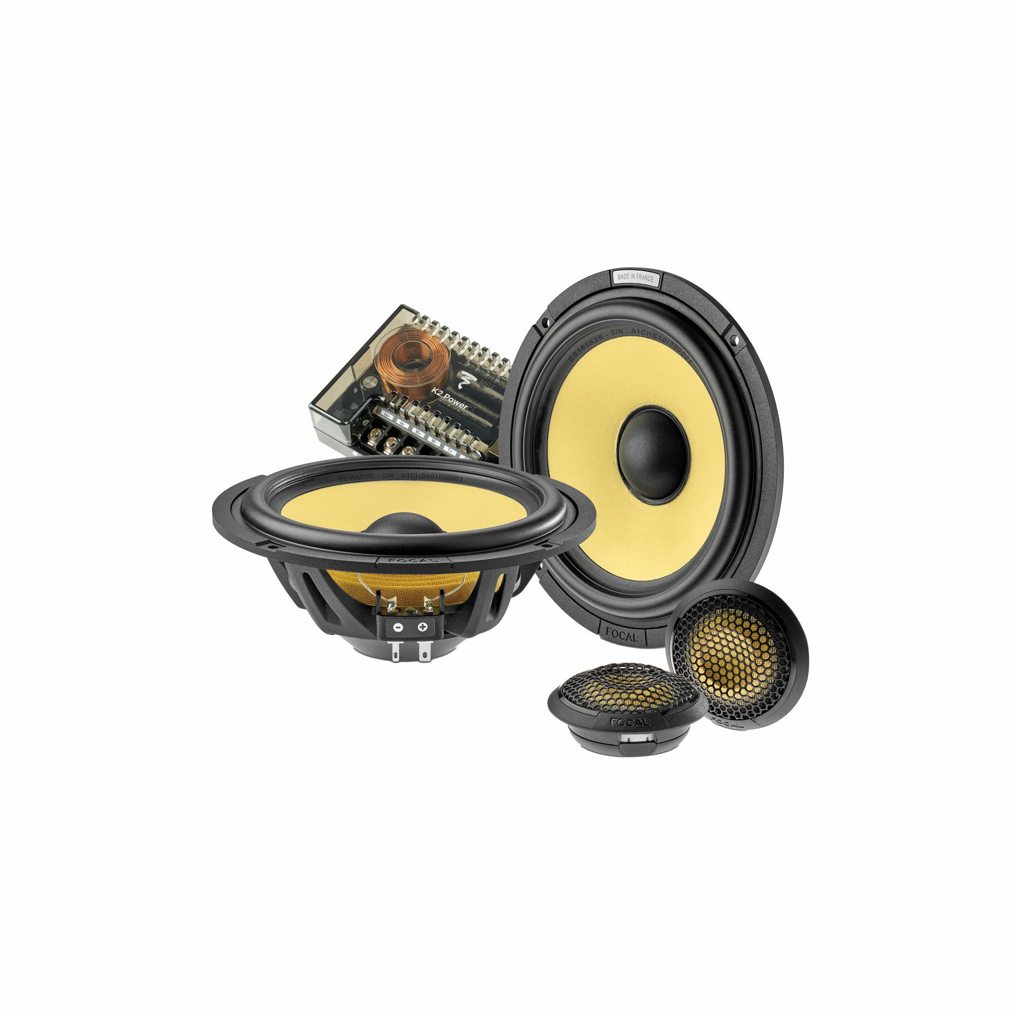 FOCAL FOCAL ES 165 K2S 2-Wege Kompo Lautsprecher 16,5 cm K2 POWER EVO Auto-Lautsprecher