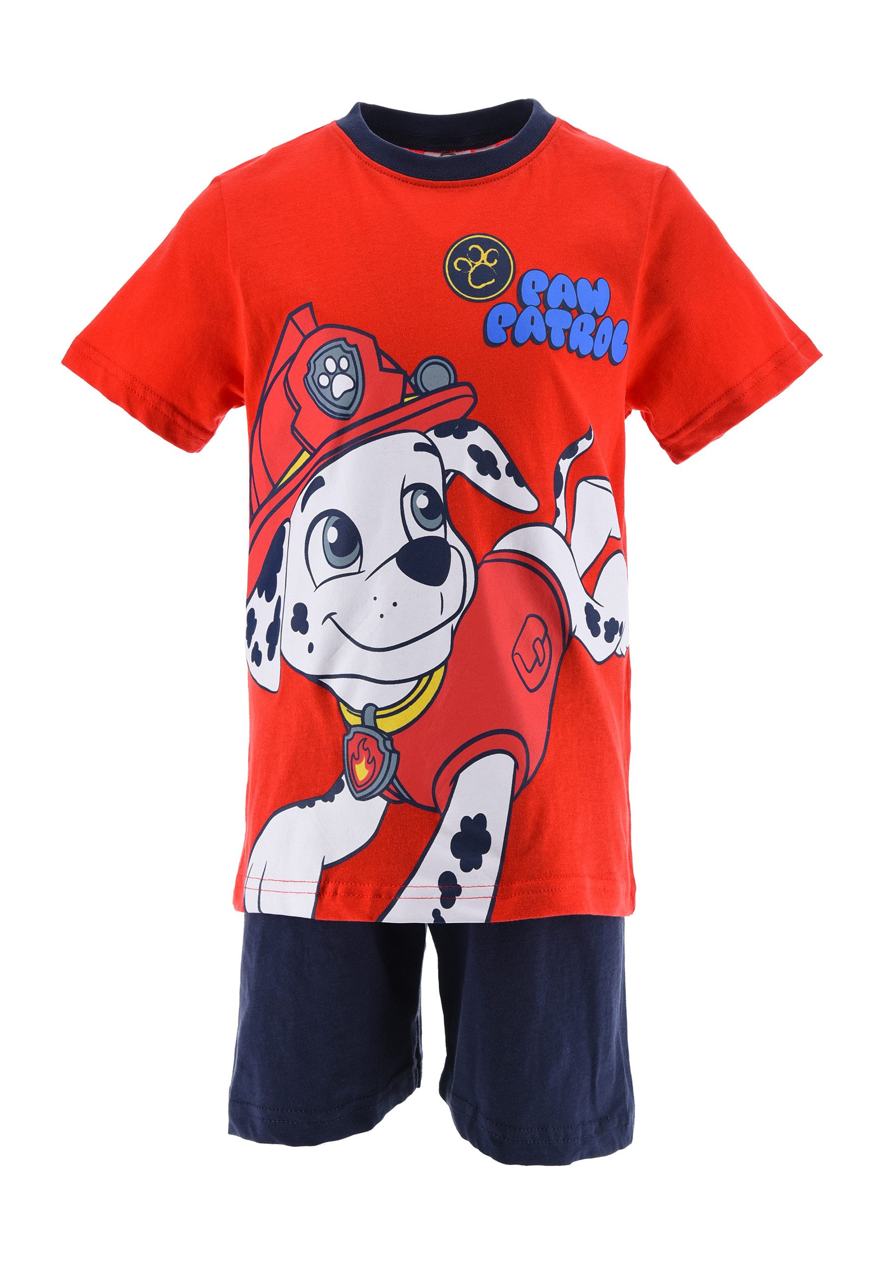 PAW PATROL Schlafanzug Chase Kinder Jungen Pyjama langarm Nachtwäsche (2 tlg)
