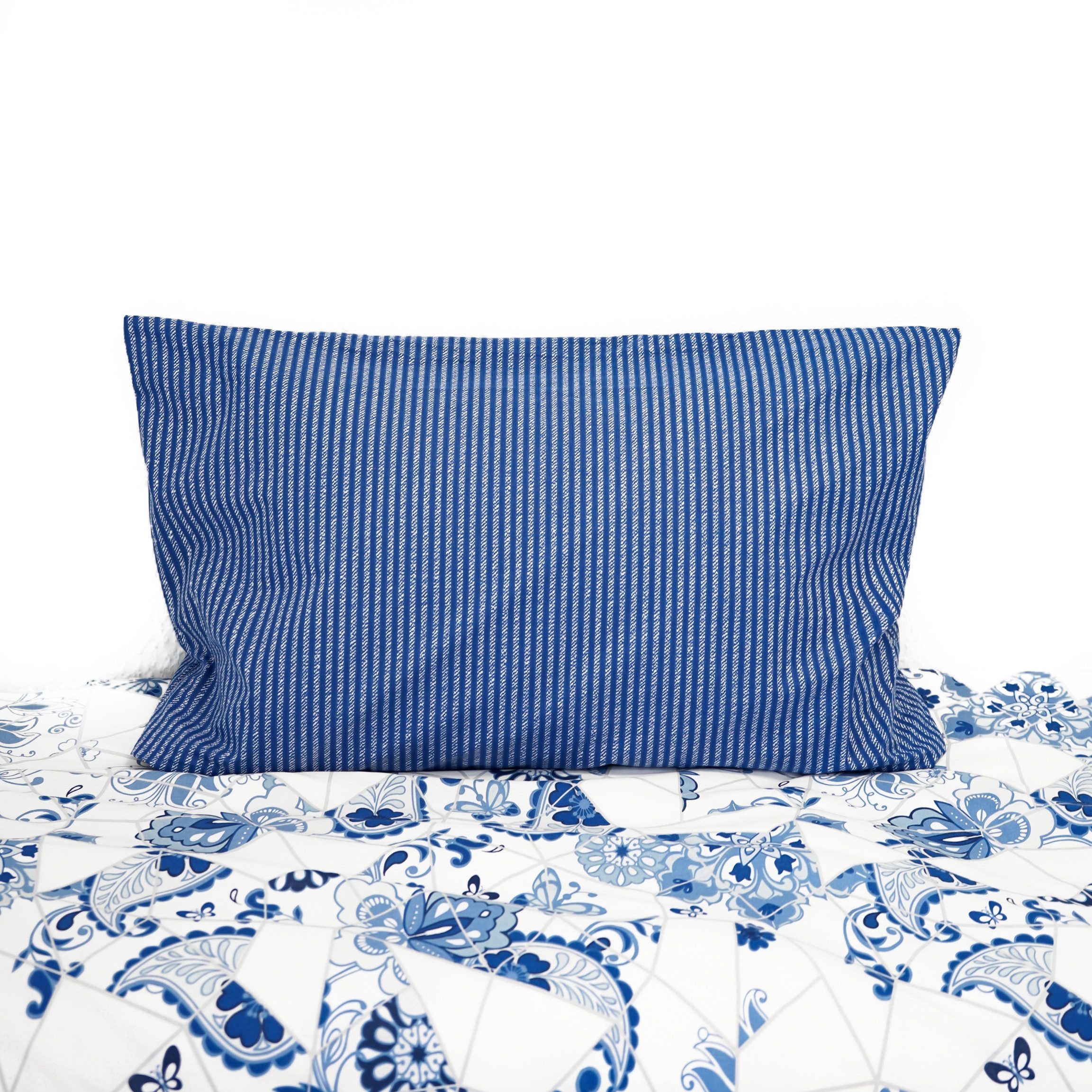 Bettwäsche Wendebettwäsche mit Blumenmuster aus 100% Baumwolle