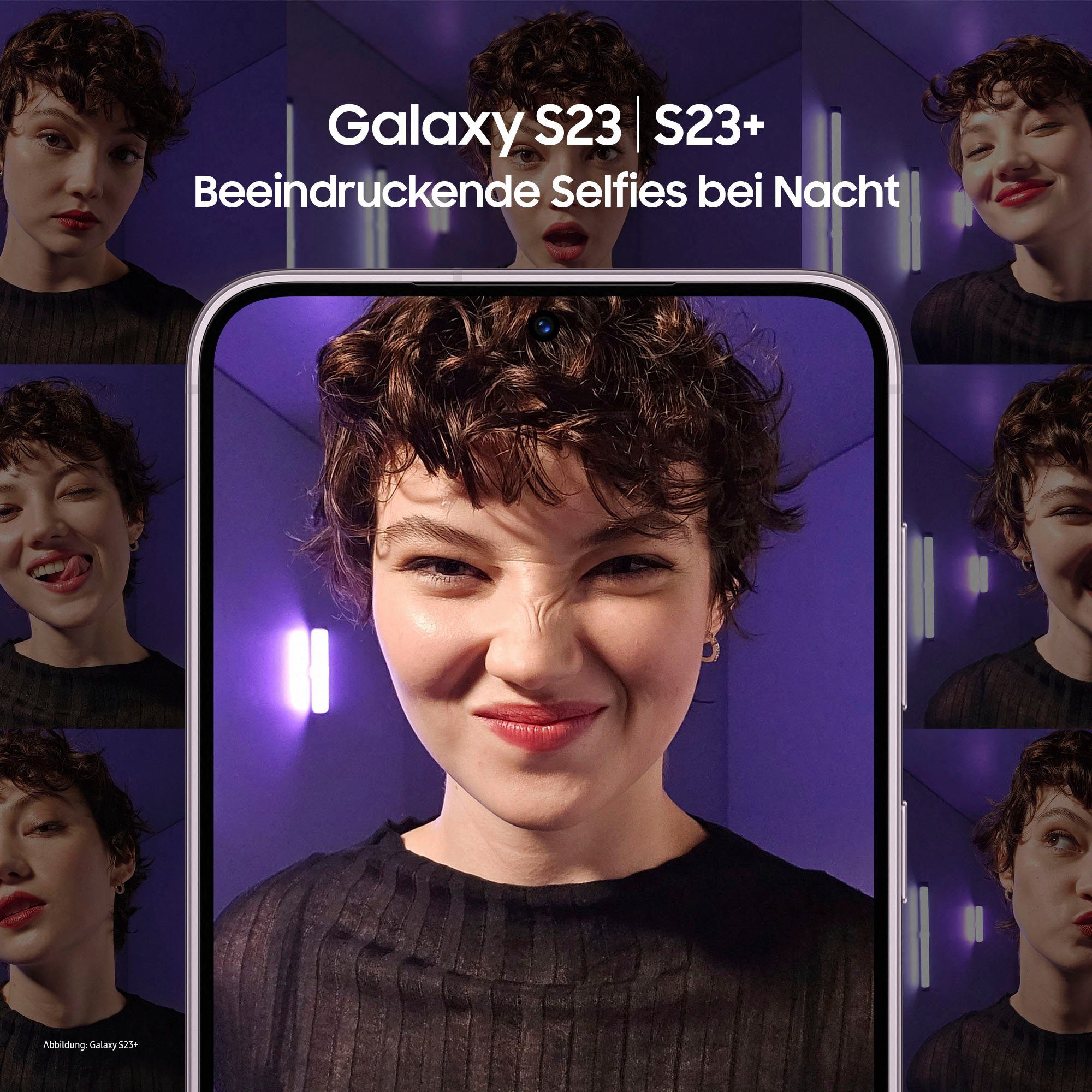Samsung Galaxy S23, 128 50 GB (15,39 LIGHT cm/6,1 GB Zoll, Kamera) MP PINK Smartphone Speicherplatz, 128
