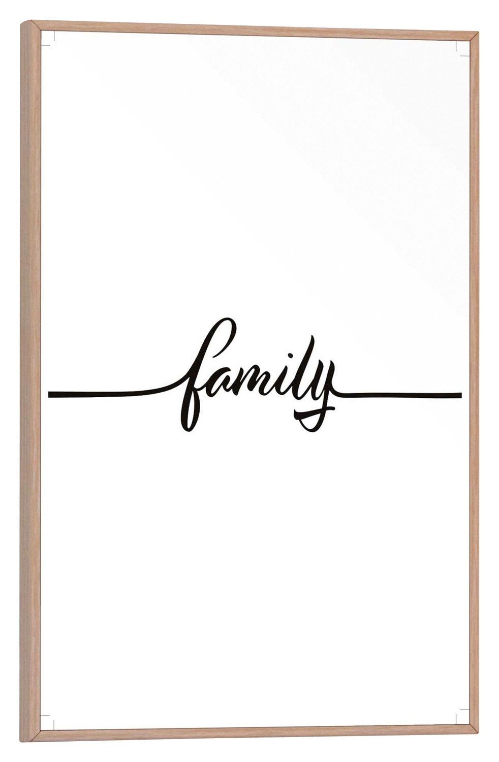 Wandbild SIMPLONA, Schwarz, Schriftzug, 20 x 30 cm, (1 St)