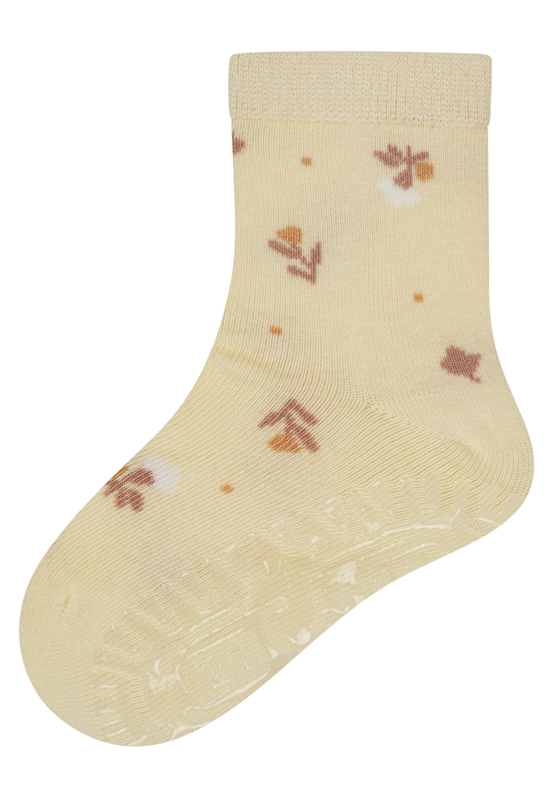 Sterntaler® ABS-Socken Fliesen Fitzer SUN Blumen Fliesen Flitzer SUN Blumen, rutschfest, weich & atmungsaktiv