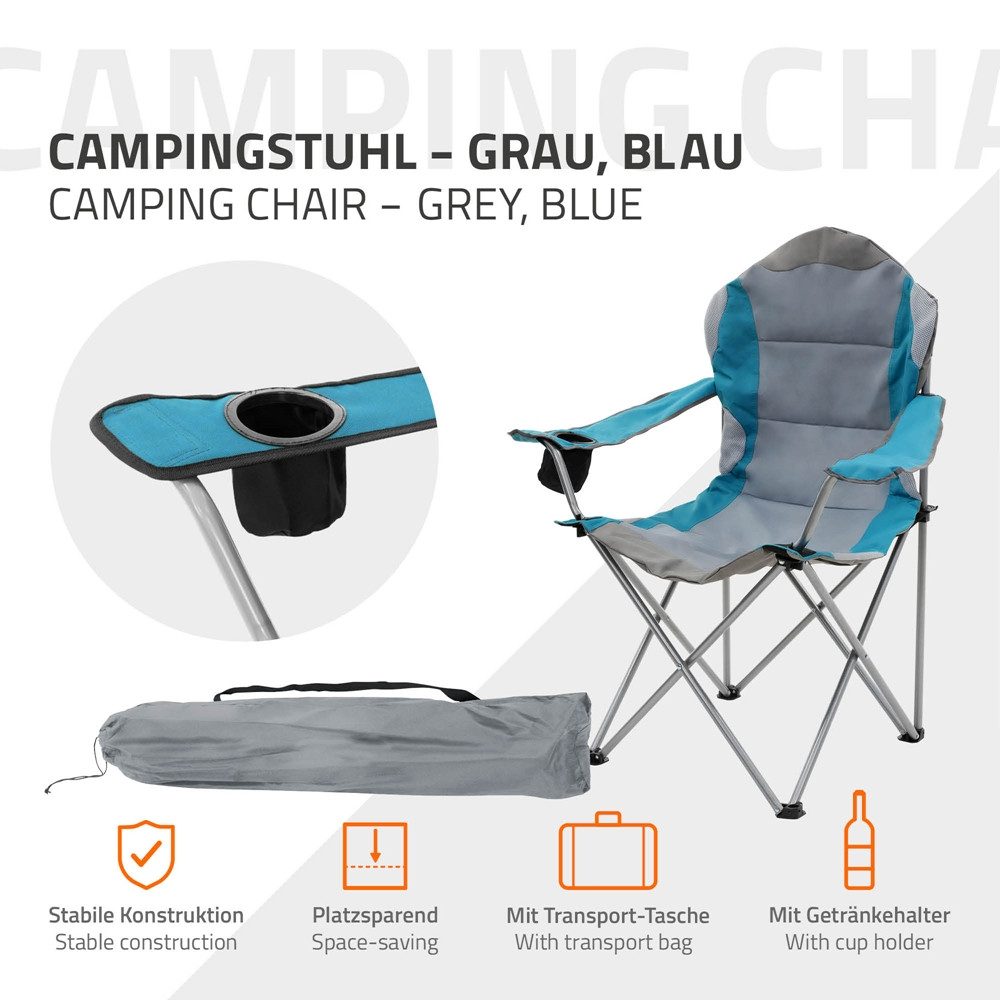 ECD Germany Campingstuhl Gartenstuhl faltbar mit günstig online kaufen