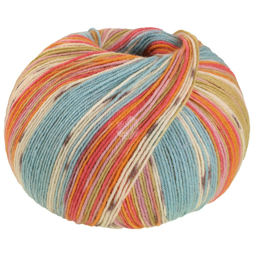 LANA GROSSA MEILENWEIT 100 g SETA GIAPPONE Häkelwolle, 400 m (hochwertige 4-fach Sockenwolle mit Seidenanteil), 100 g