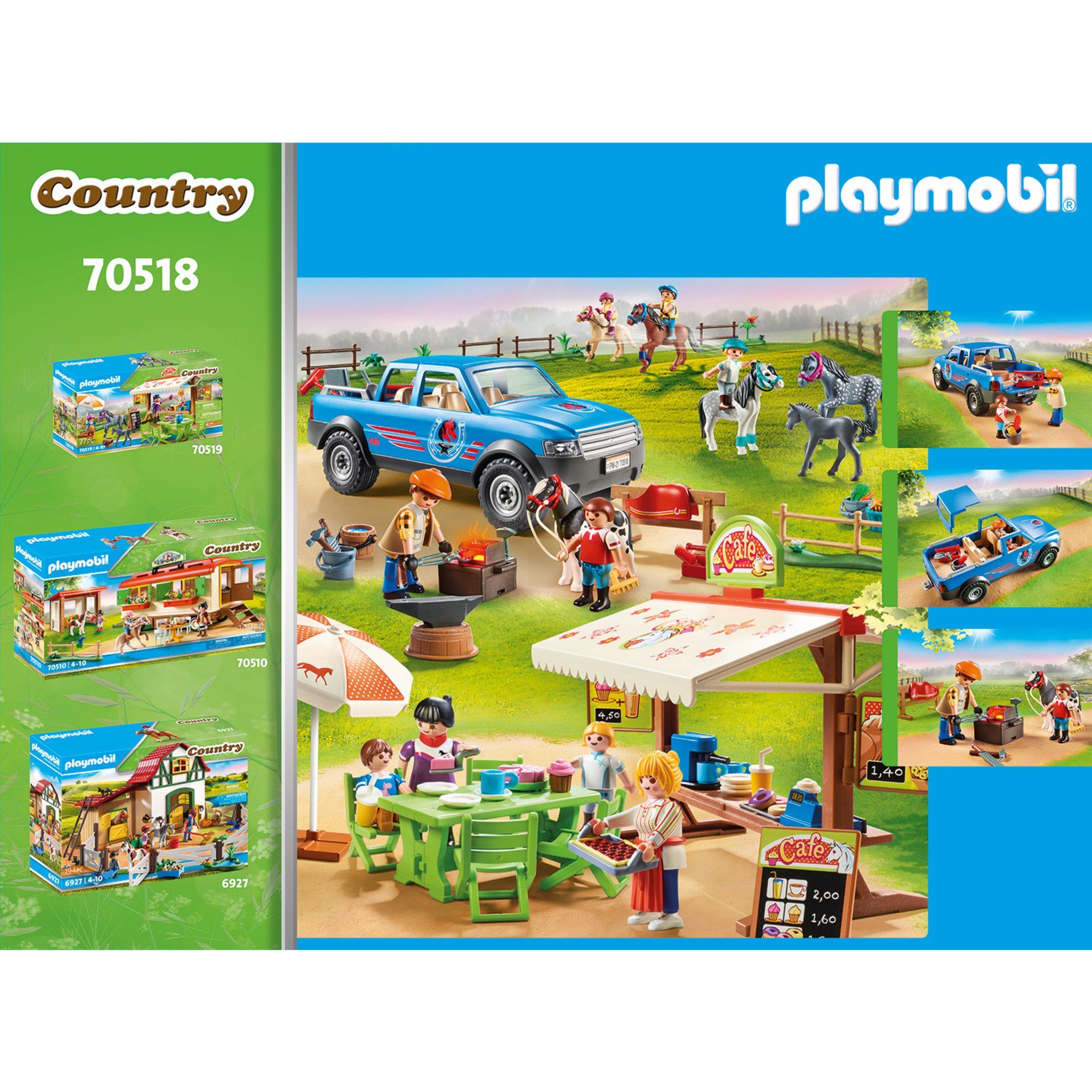 Playmobil® PLAYMOBIL Country Mobiler Hufschmied, Konstruktionsspielsteine, günstig online kaufen