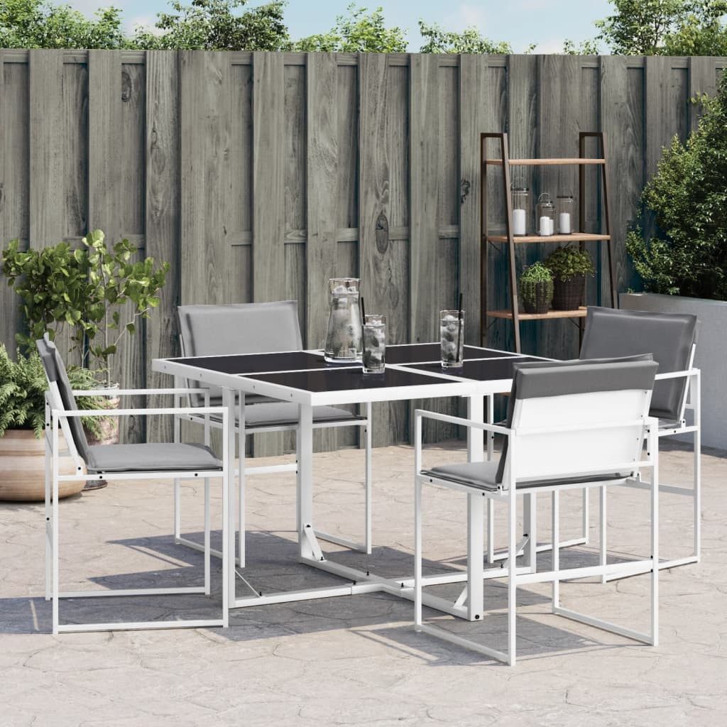 vidaXL Gartenstuhl Gartenstühle mit Kissen 4 günstig online kaufen