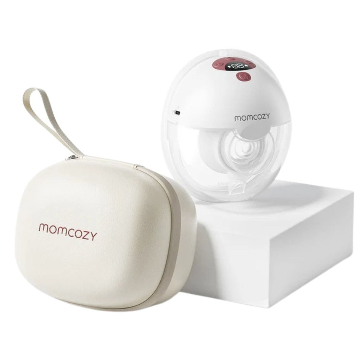 Momcozy Elektrische Milchpumpe M5 SMART Breast Pump Single Grey, 1-tlg.