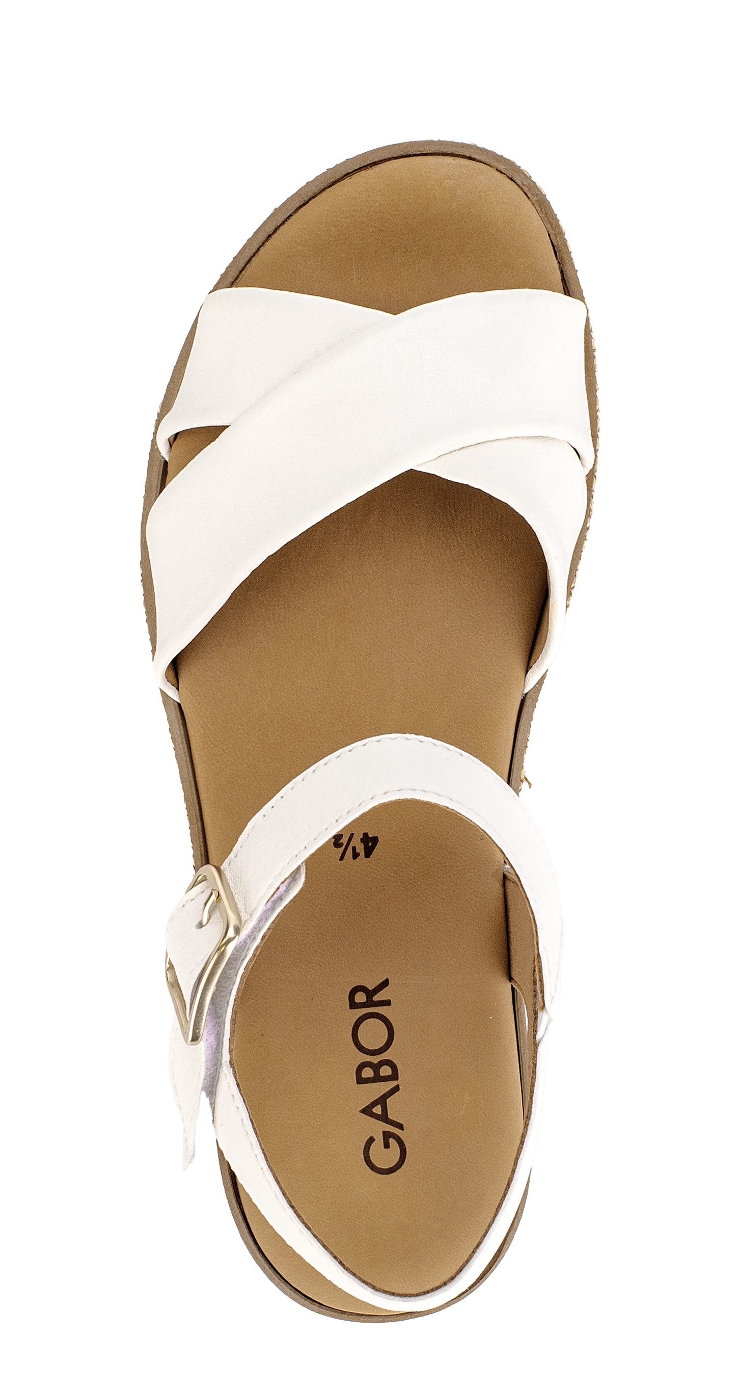 Gabor Sandalette, Plateau, Sommerschuh, mit hochem Tragekomfort