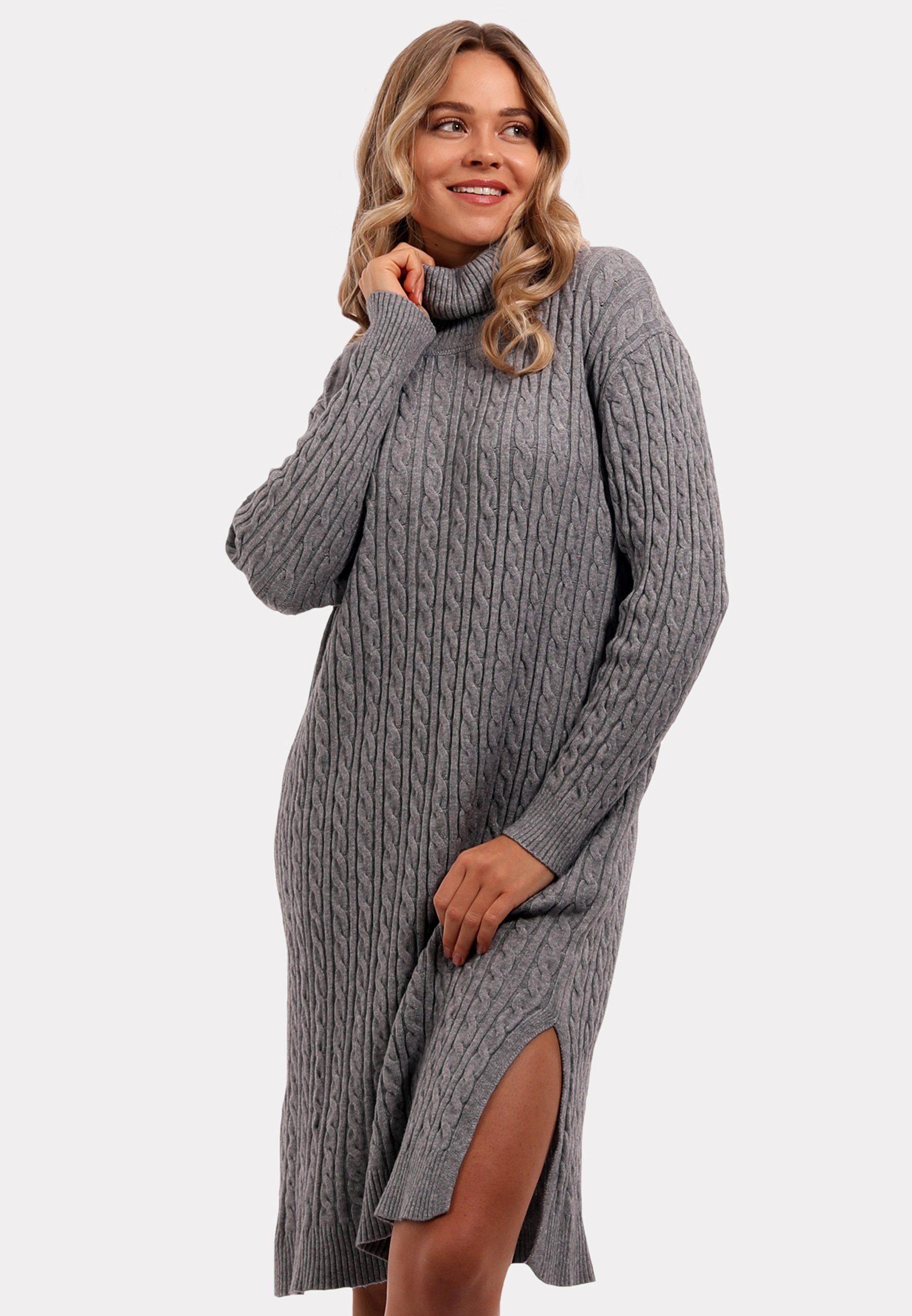 Graue Rollkragenkleider für Damen OTTO online kaufen 