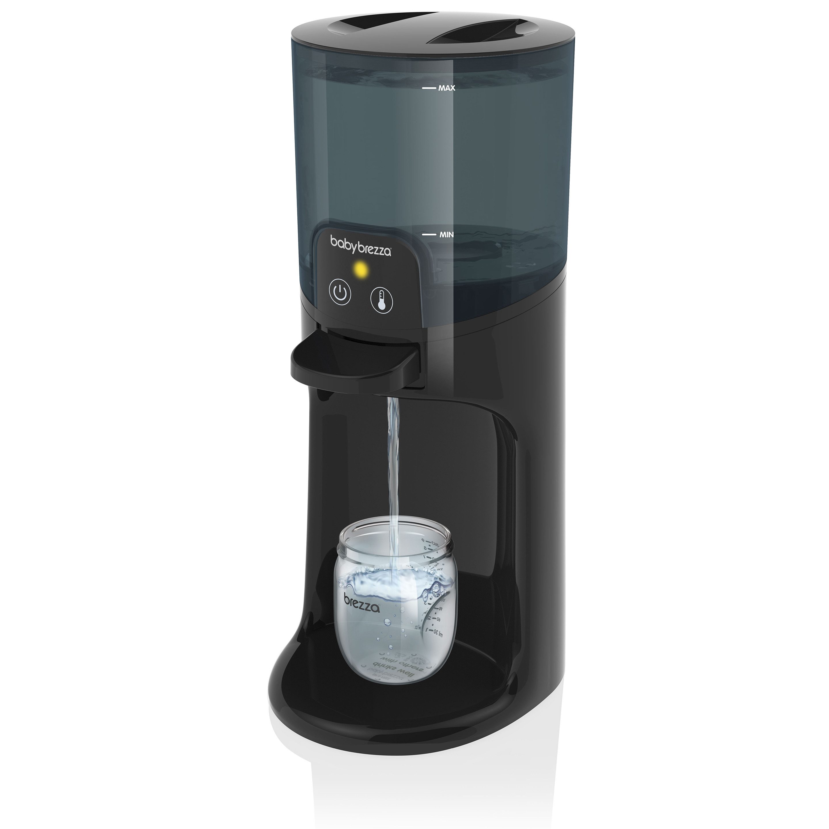 Baby Brezza Babyflaschenwärmer Wasserwärmer für Babynahrung mit 3 Temperaturstufen & Schnellfunktion, Sofort warmes Wasser mit 3 Temperaturstufen – ideal für Fläschchen
