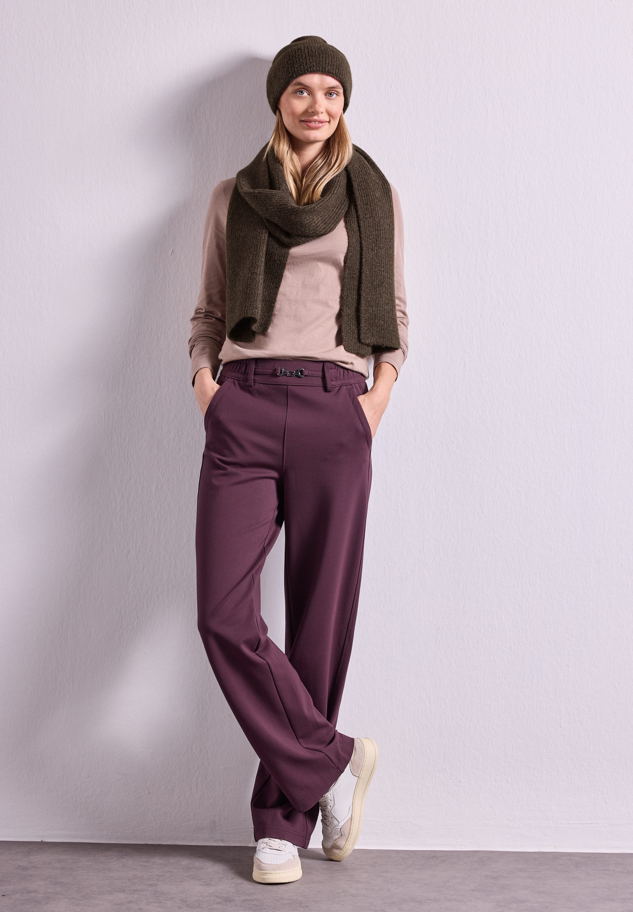 STREET ONE Schal, aus softem Materialmix