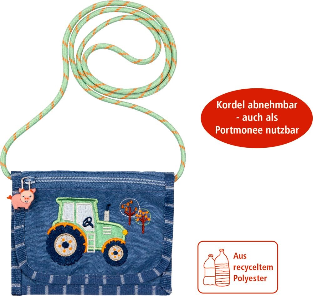 COPPENRATH DIE SPIEGELBURG Brustbeutel Brustbeutel Traktor Ed. 2 - Wenn ich mal groß bin (Set, 1-tlg., 1), mit abnehmbarer Kordel – Bild 2 von 3